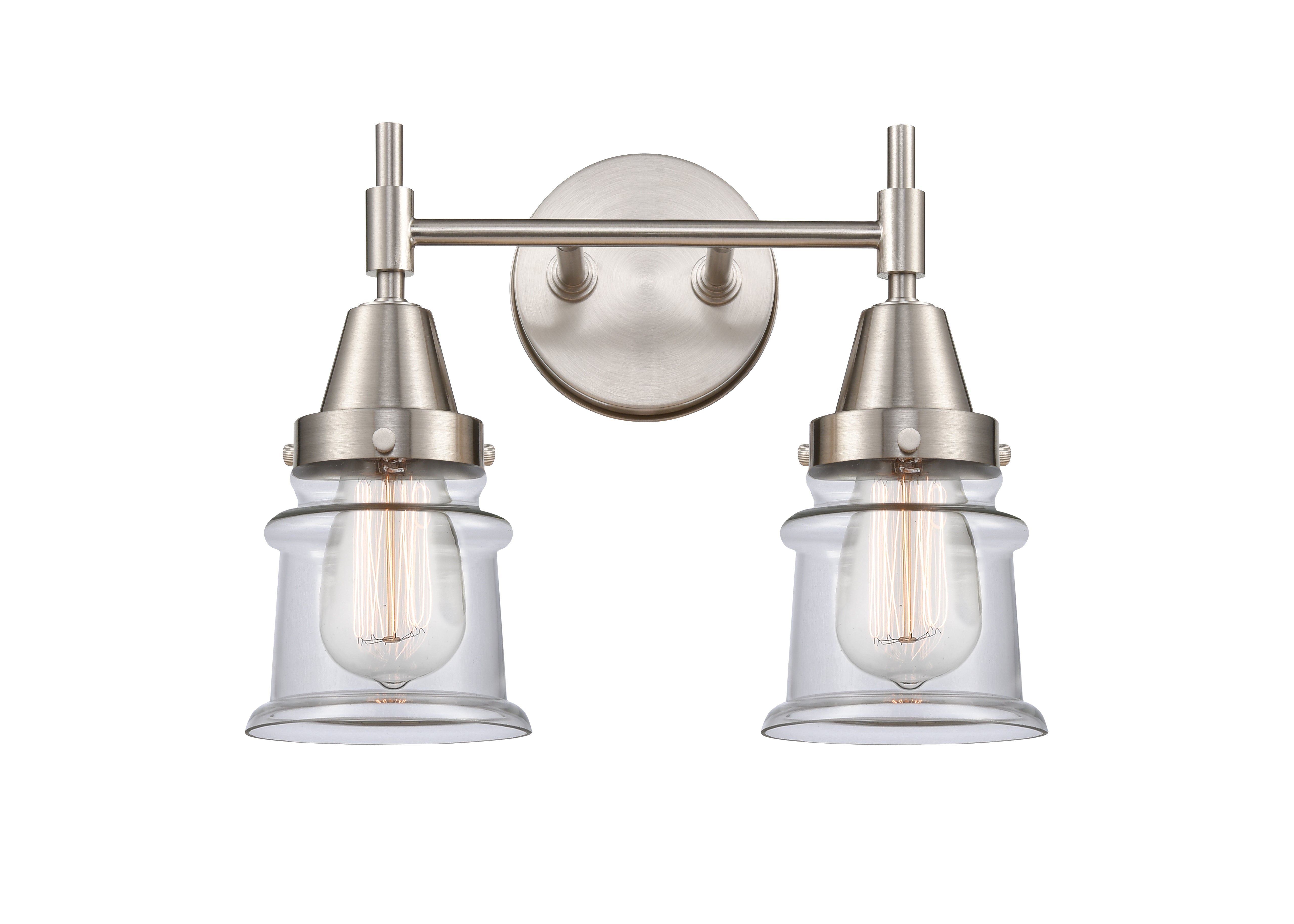 Caden Bath Vanity Light Glass Steel Dimmable