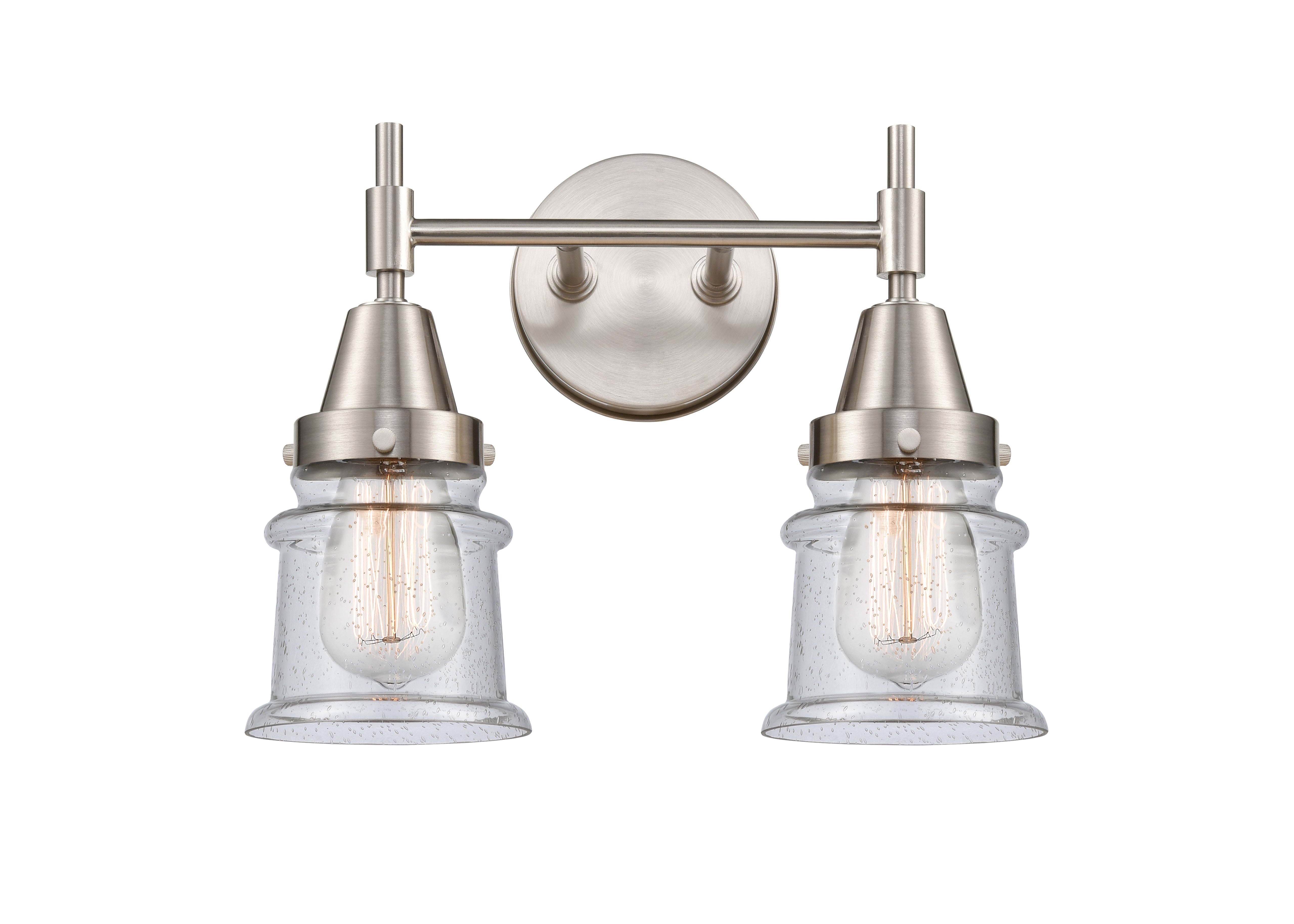 Caden Bath Vanity Light Glass Steel Dimmable