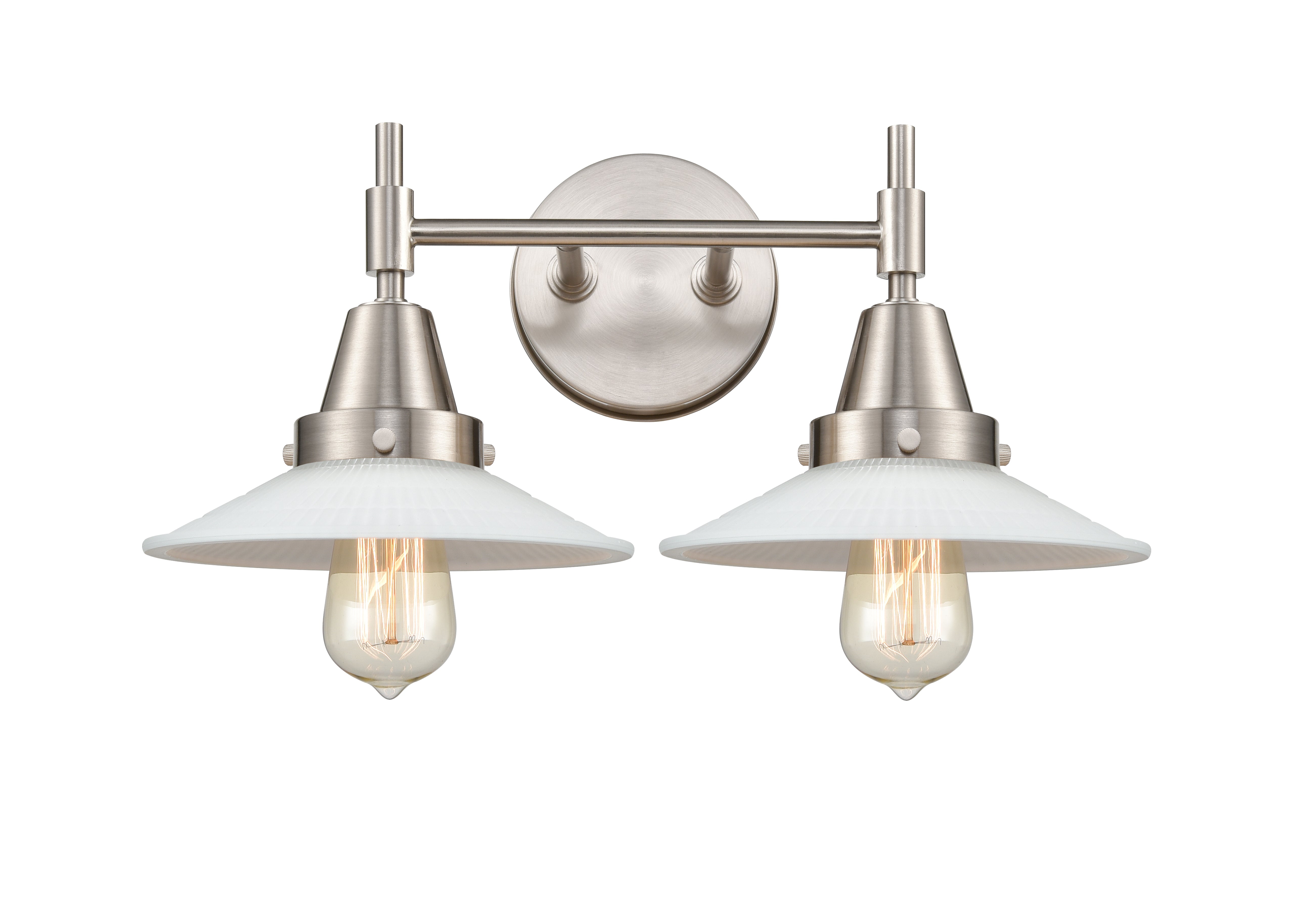 Caden Bath Vanity Light Glass Steel Modern