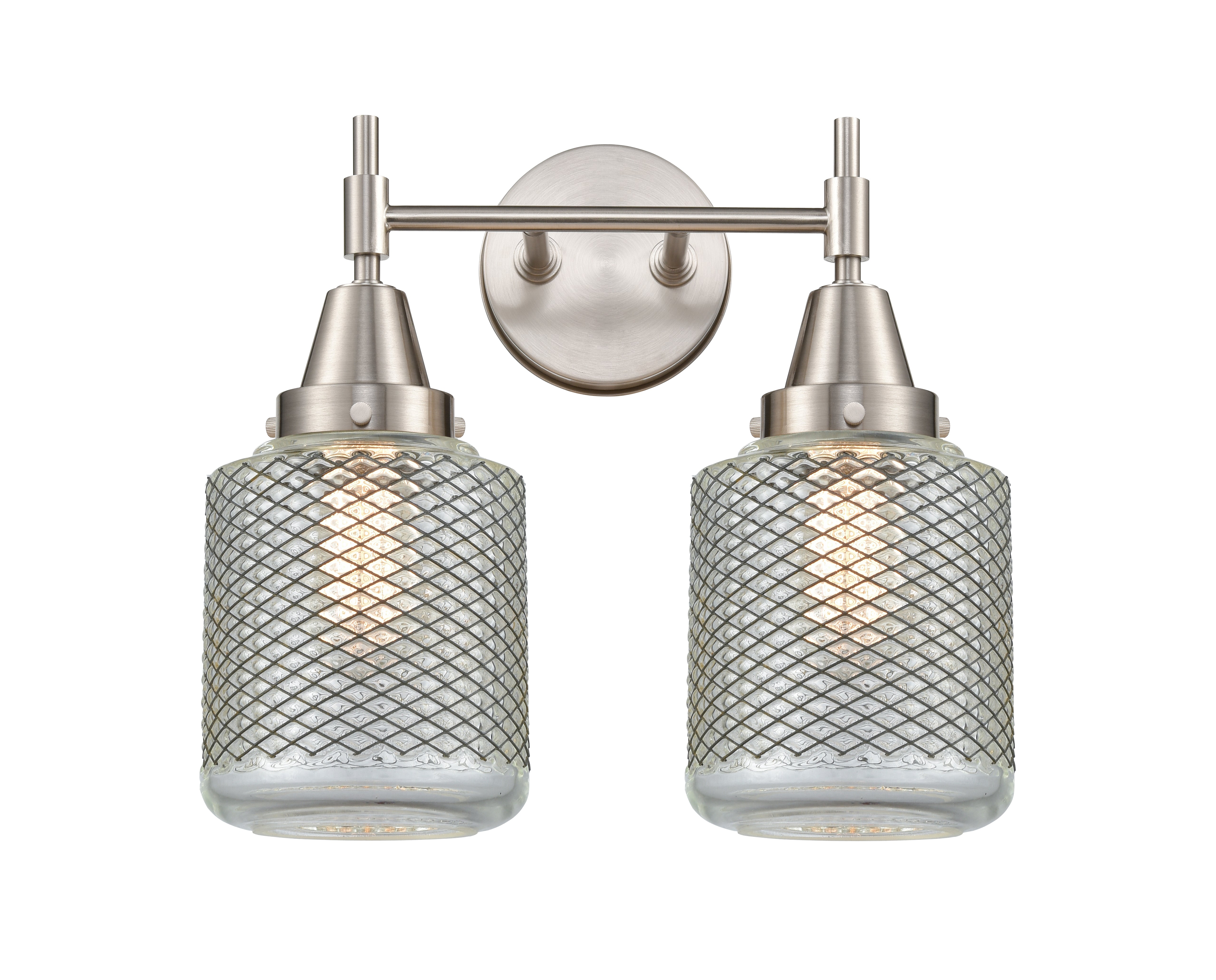 Caden Bath Vanity Light Glass Steel