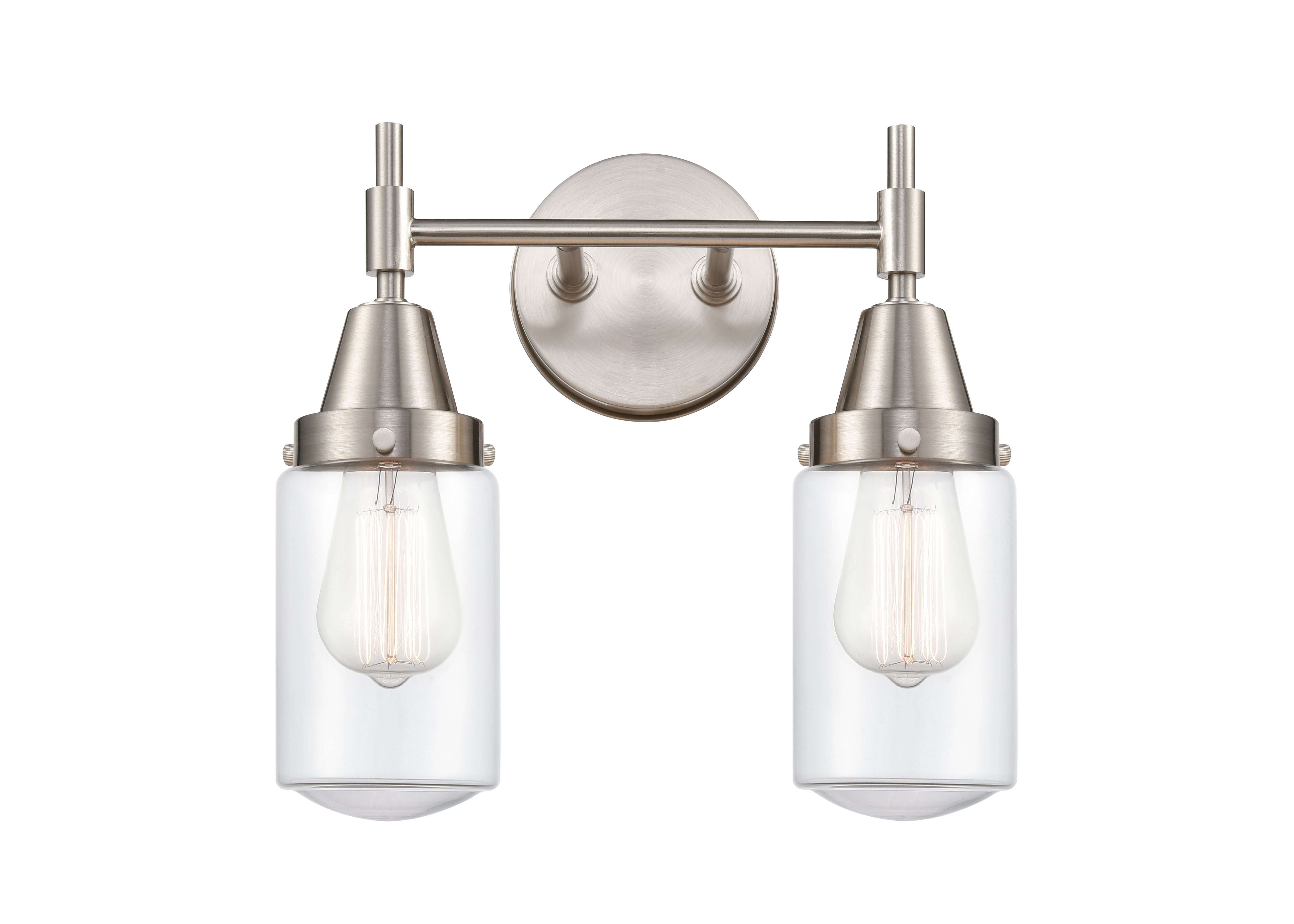 Caden Bath Vanity Light Glass Steel
