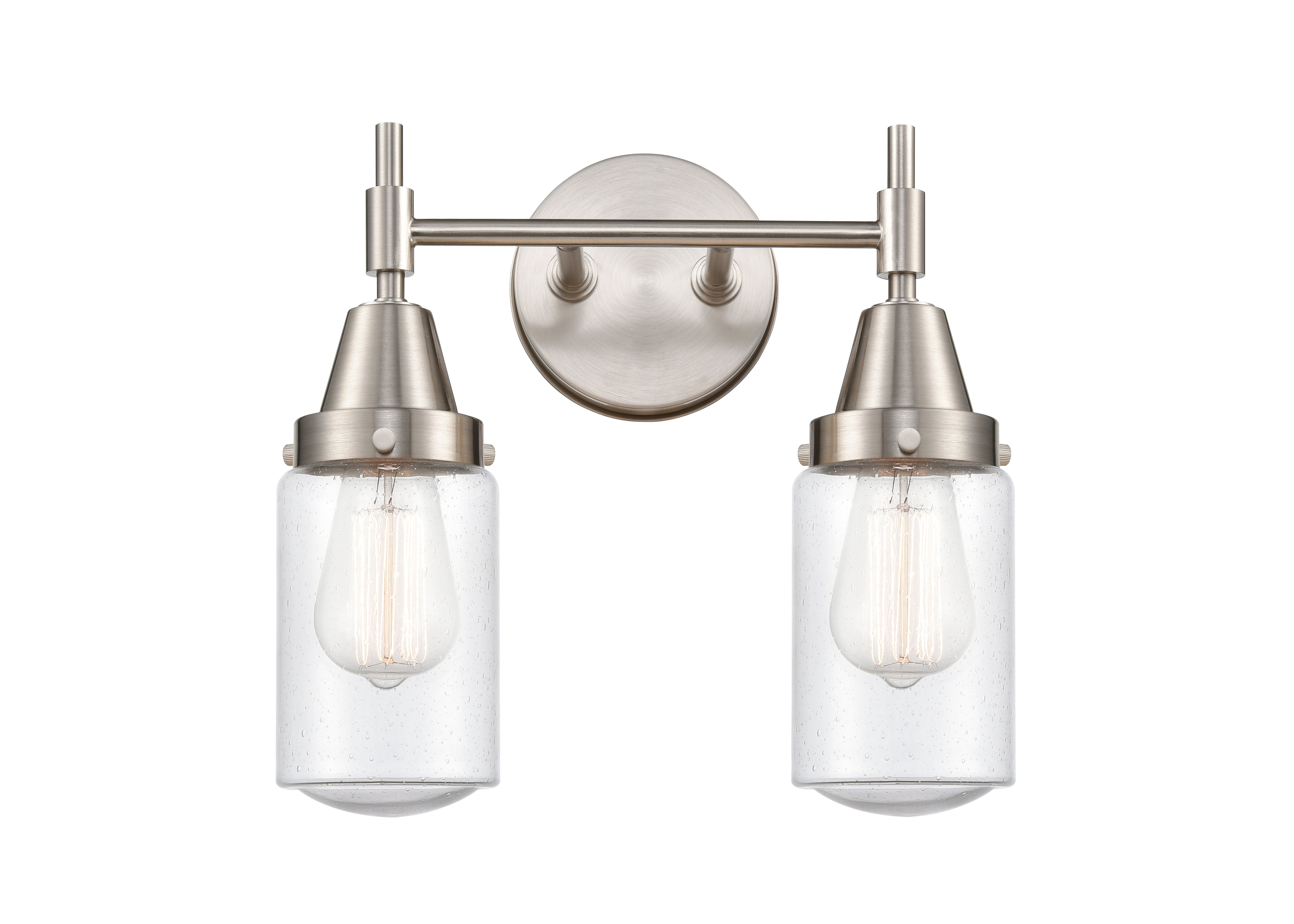 Caden Bath Vanity Light Glass Steel