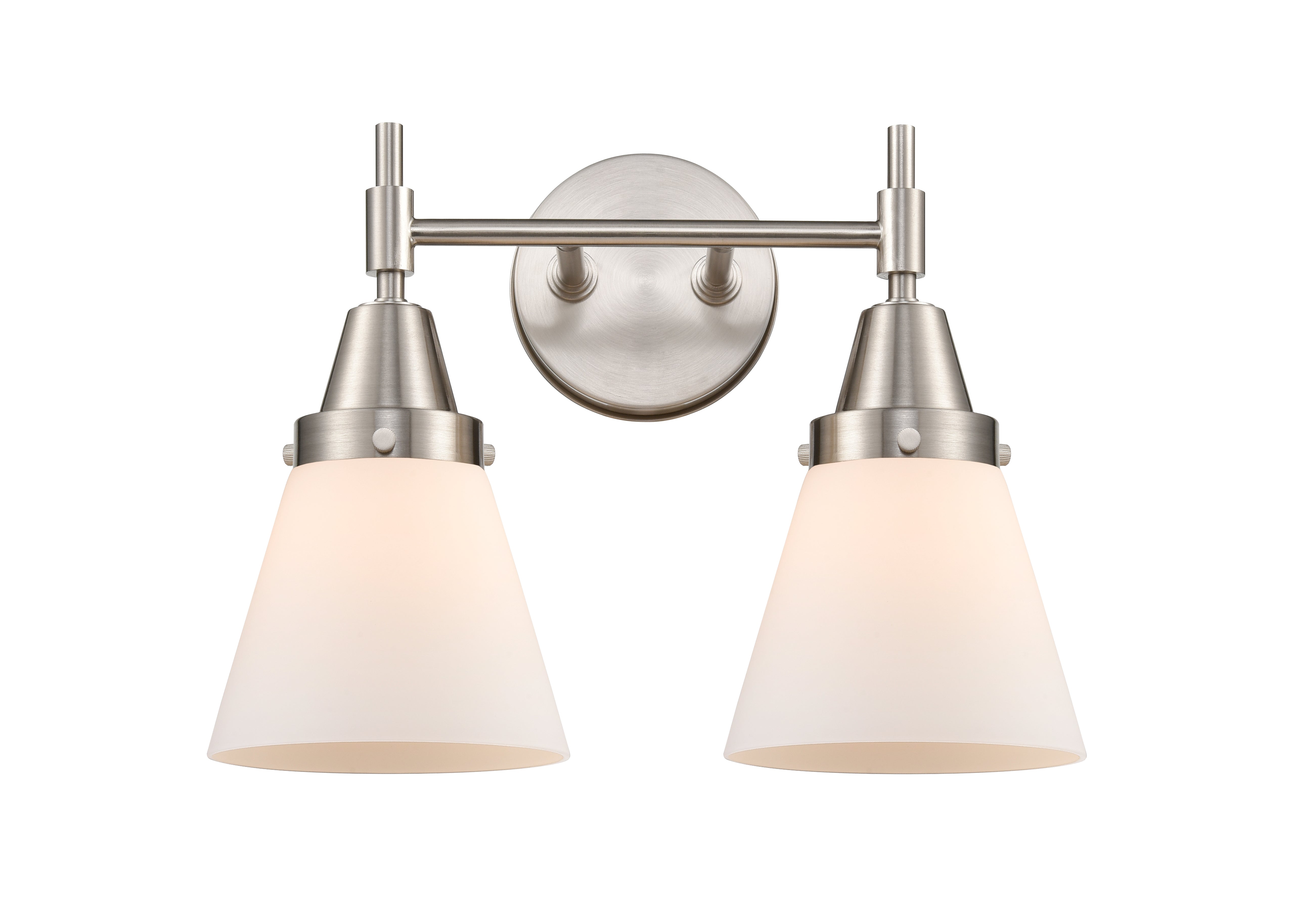 Caden Bath Vanity Light Glass Steel 11 Inch