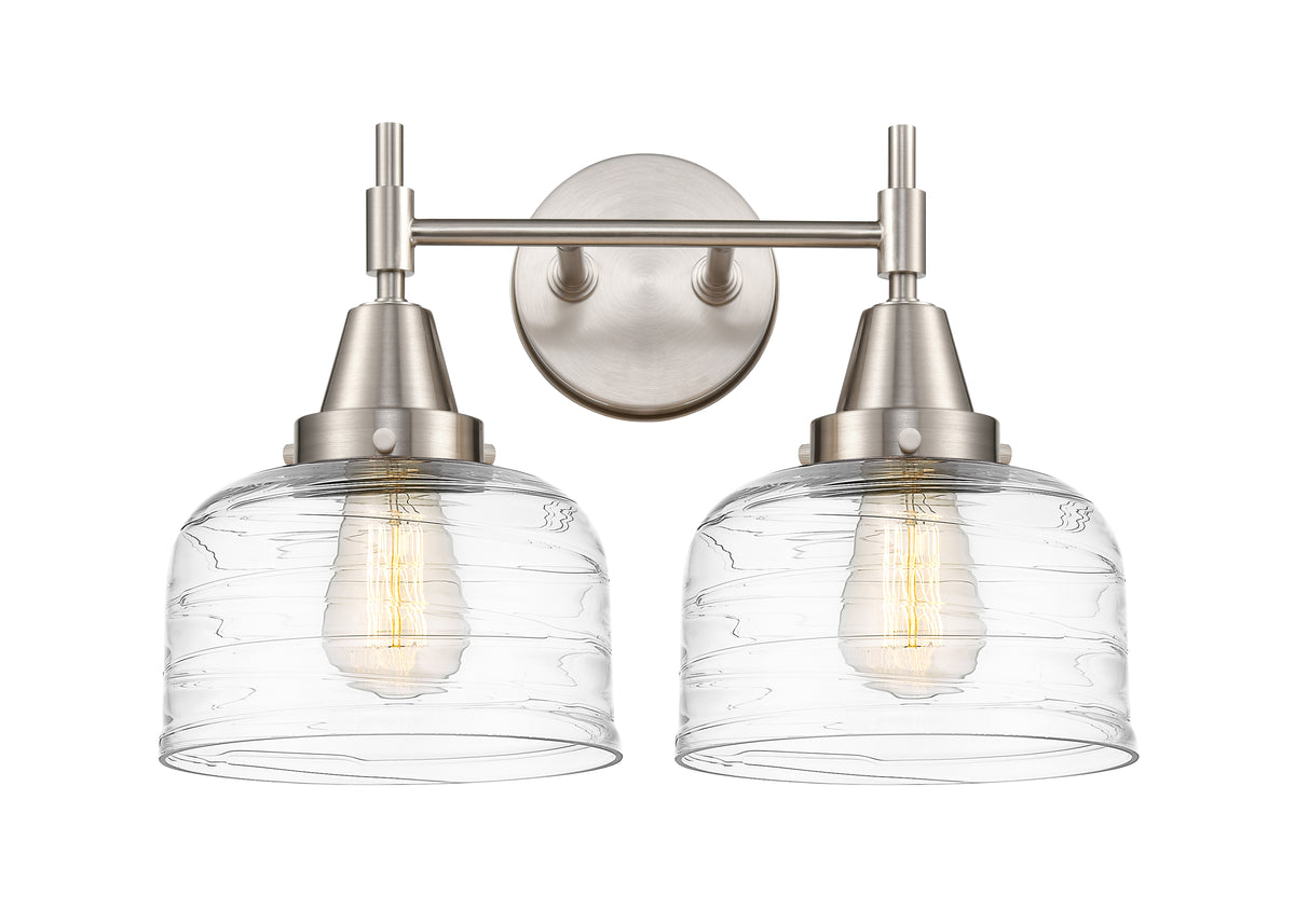 Caden 17-Inch 2-Light Bath Vanity Light Bell Shade