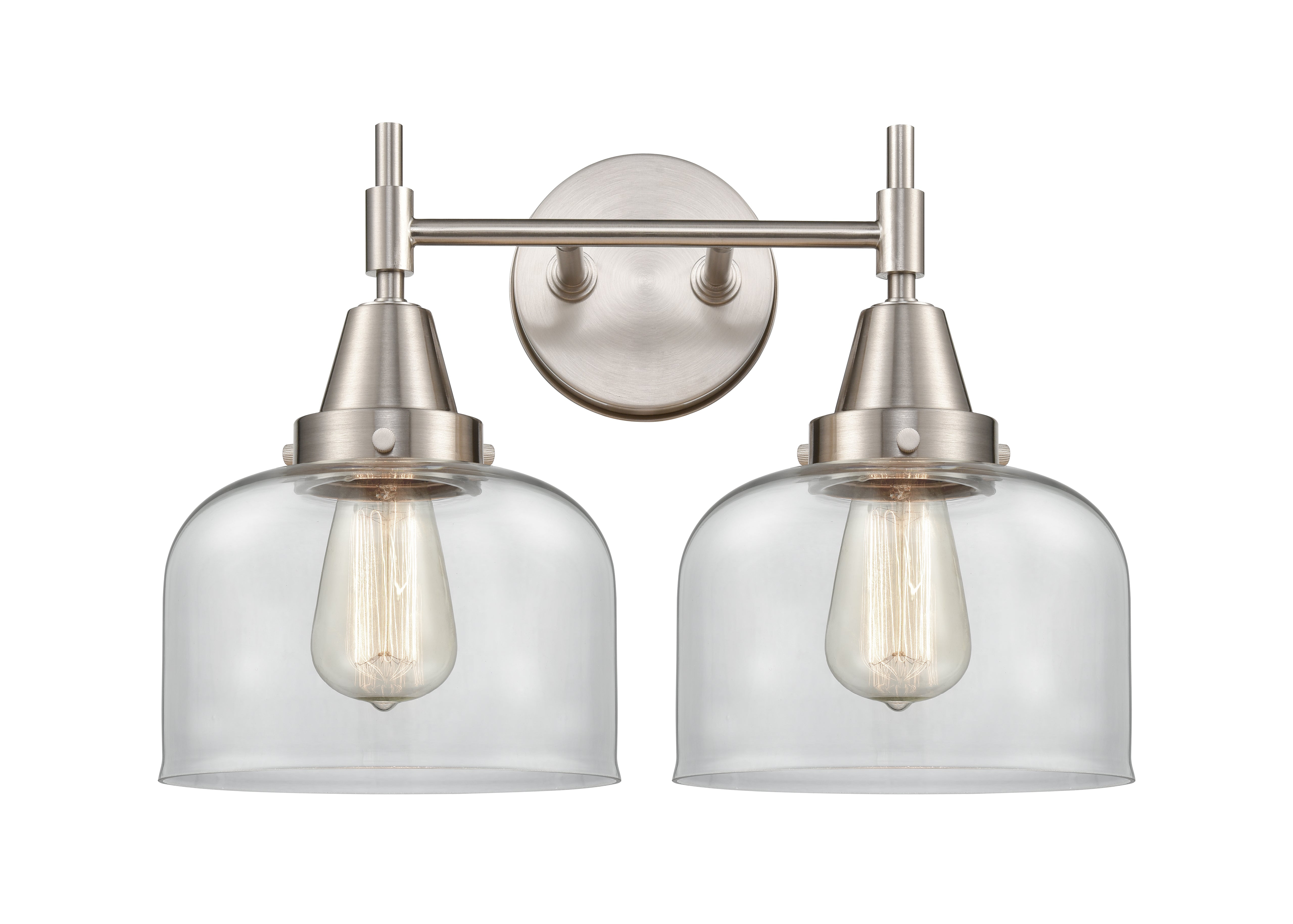Caden Bath Vanity Light Glass Steel