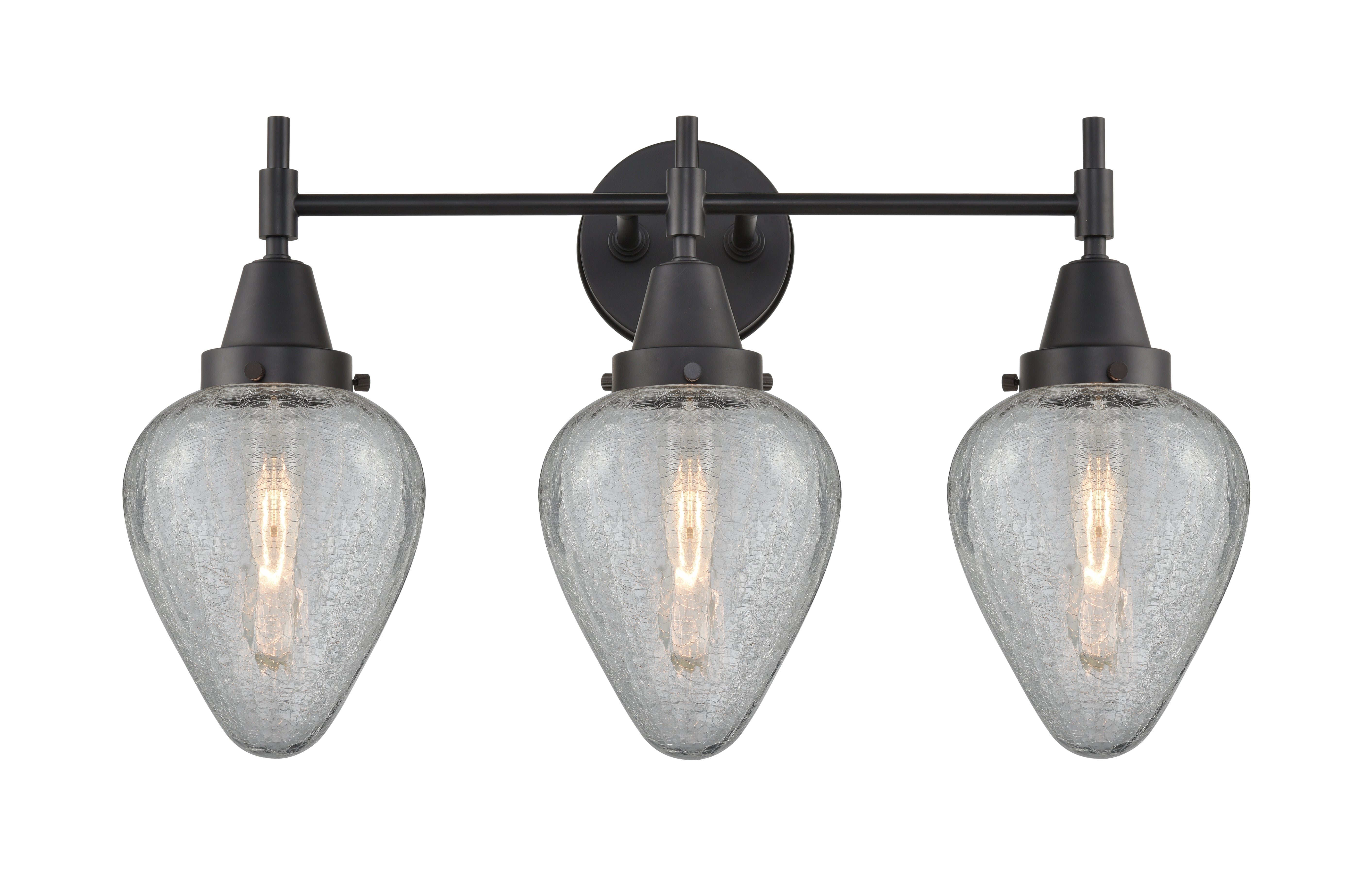 Caden Bath Vanity Light Steel Glass 24.25