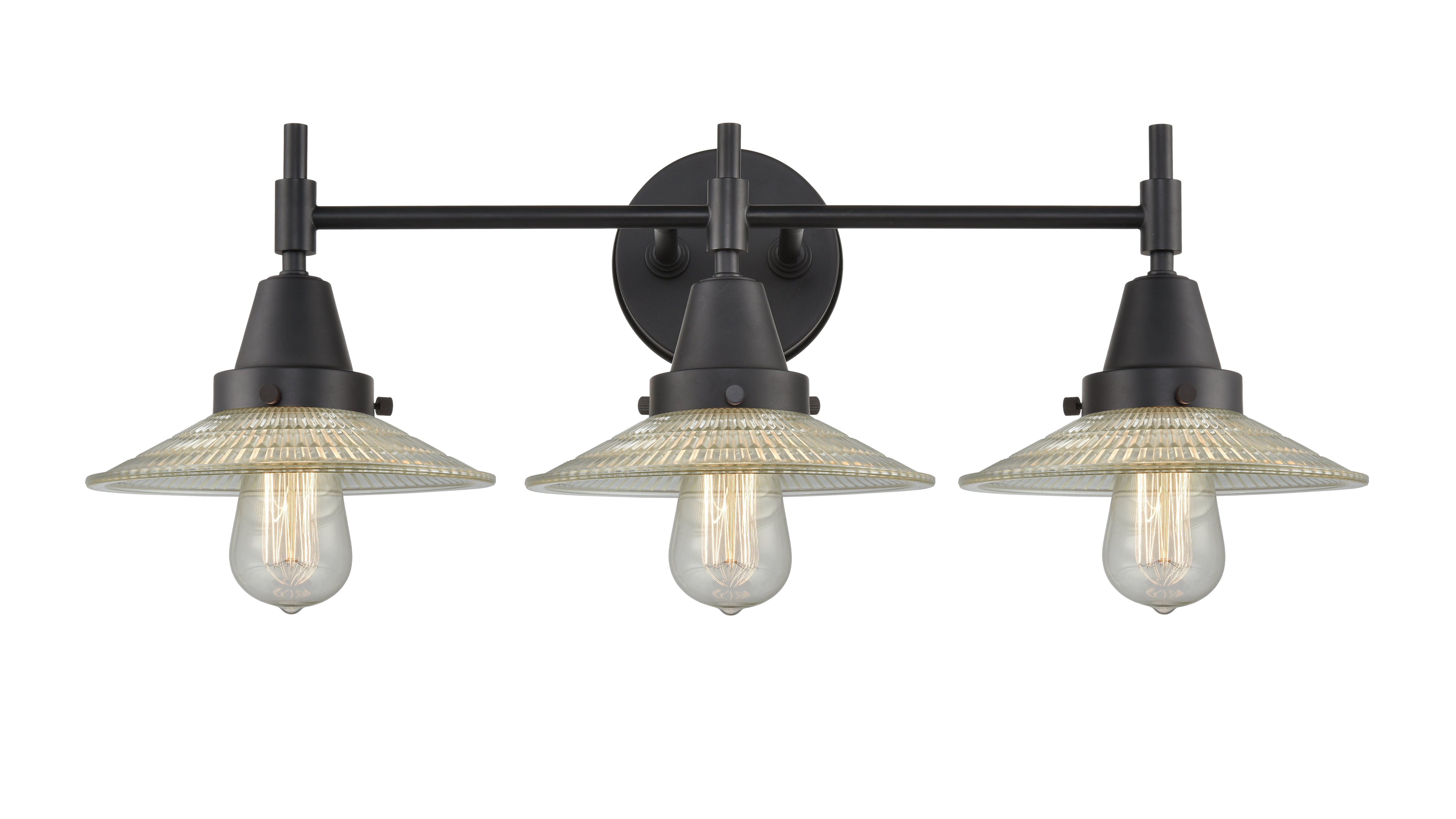 Caden Bath Vanity Light Glass Steel Dimmable