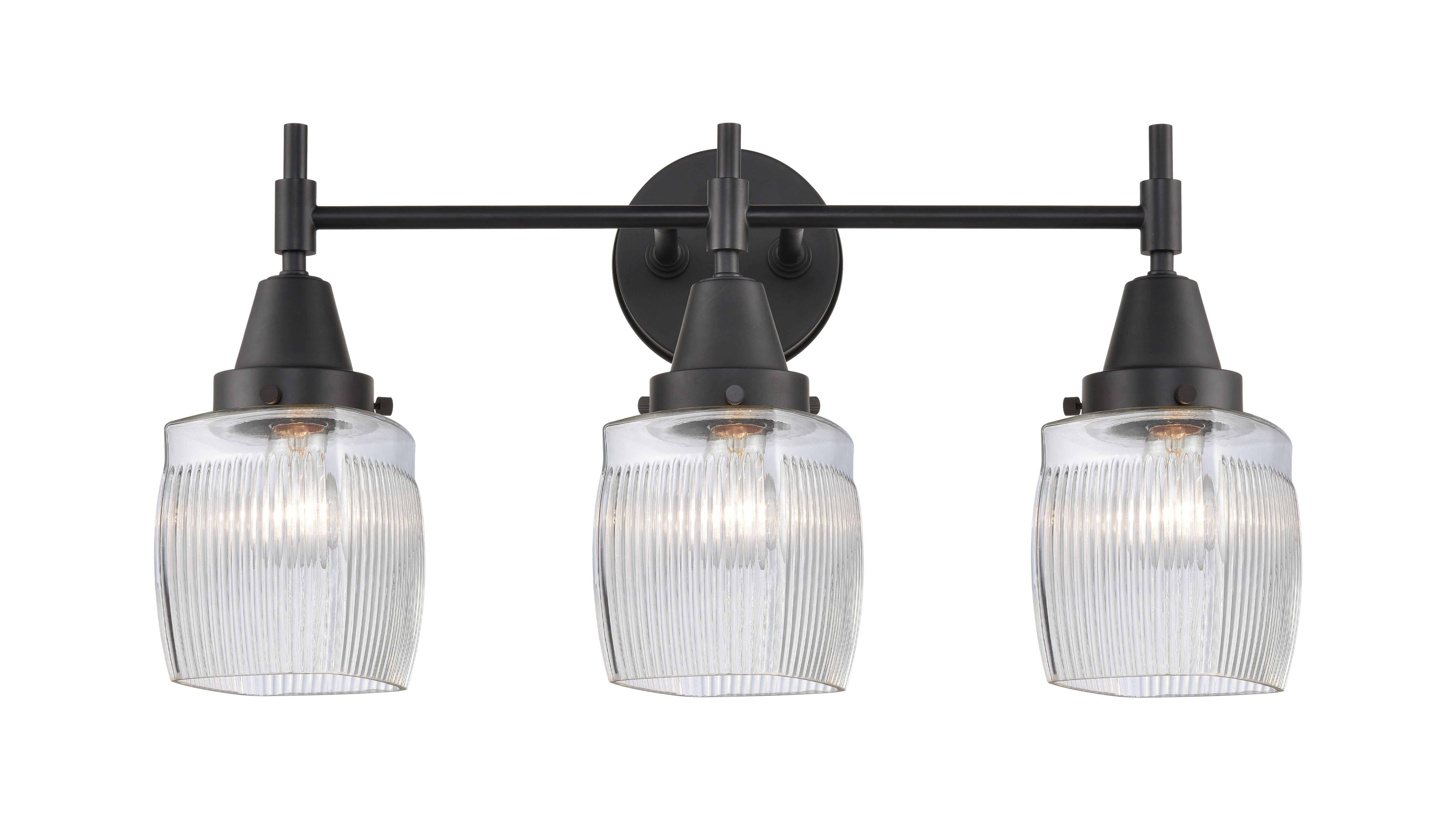 Caden Bath Vanity Light Glass Steel 24 Inch