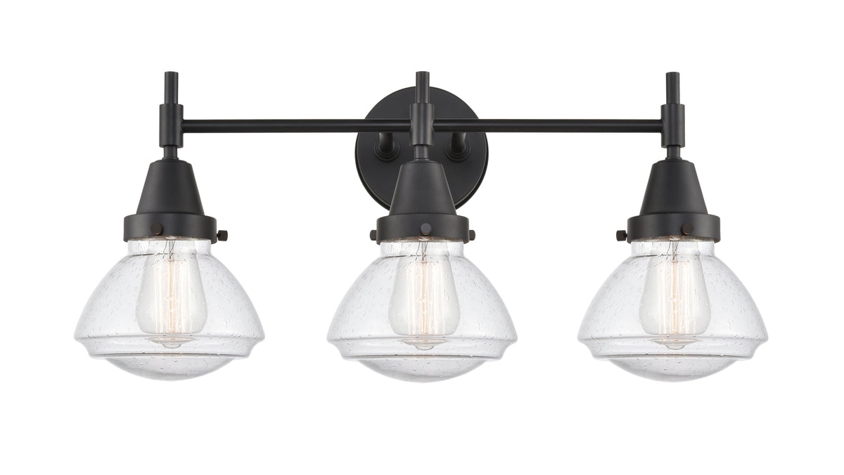 Olean 25-Inch 3-Light Bath Vanity Light with LED Bulbs 10.25-Inch High