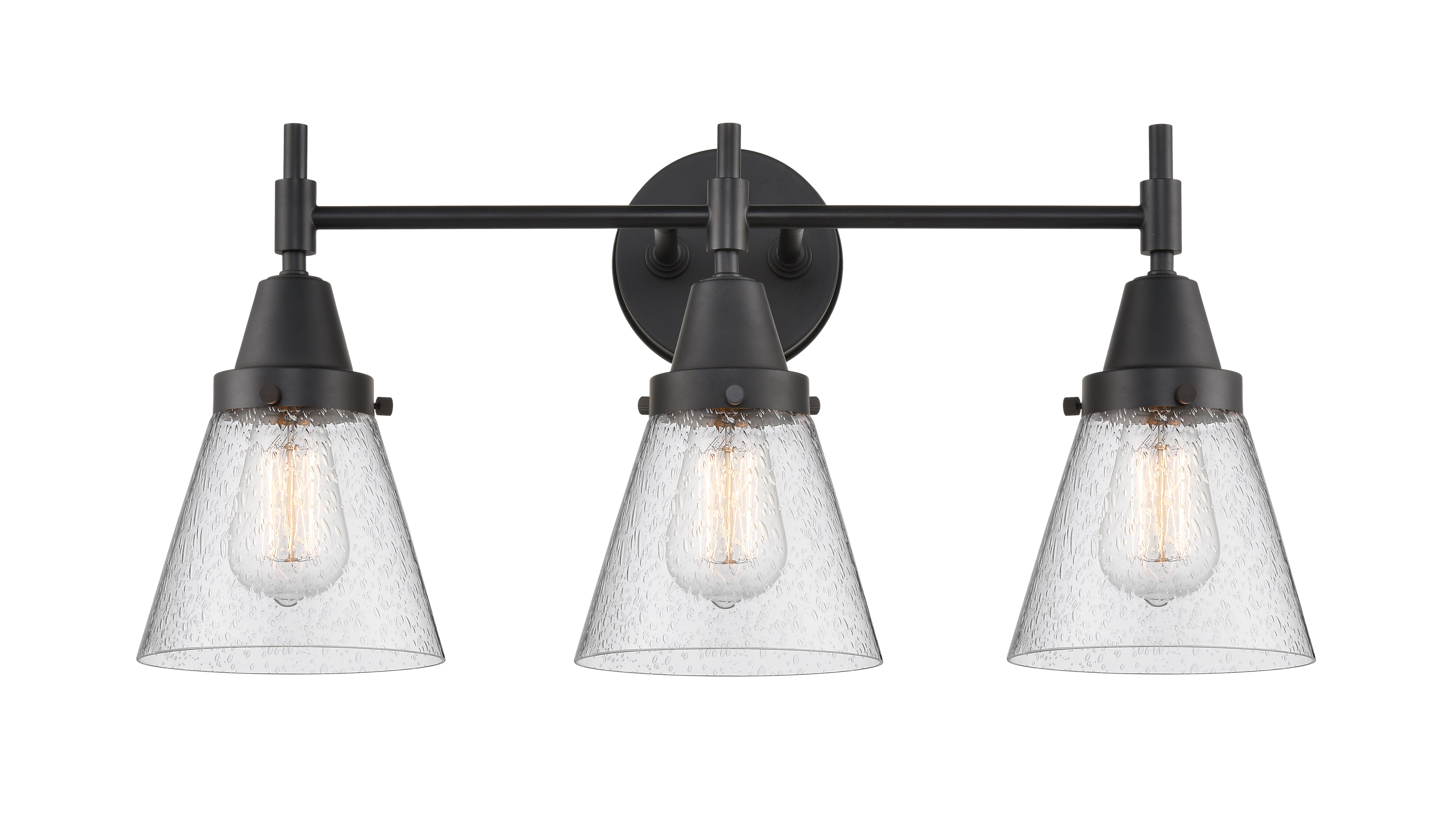 Caden Bath Vanity Light Glass Steel