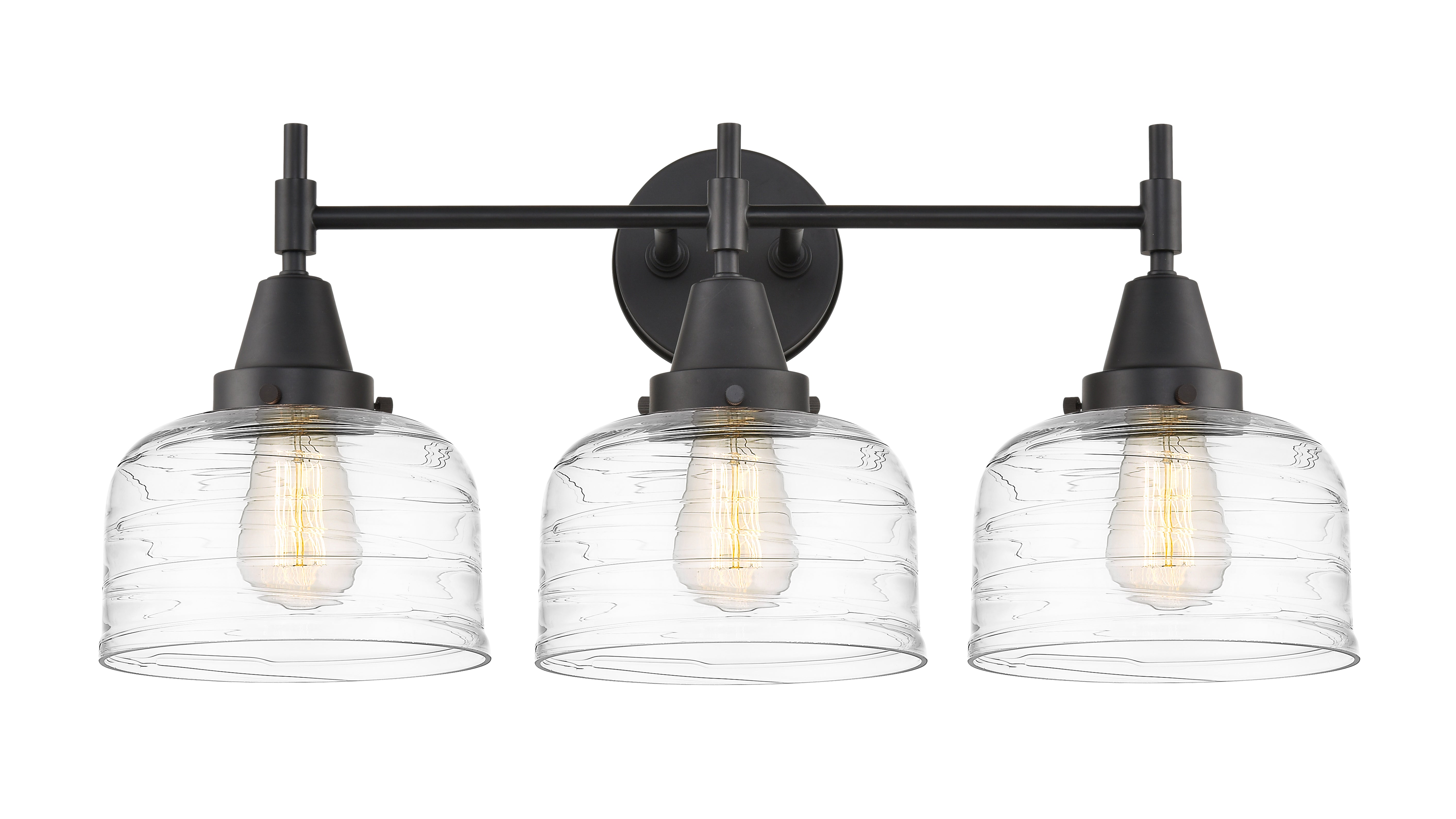 Caden Bath Vanity Light Glass Steel Dimmable