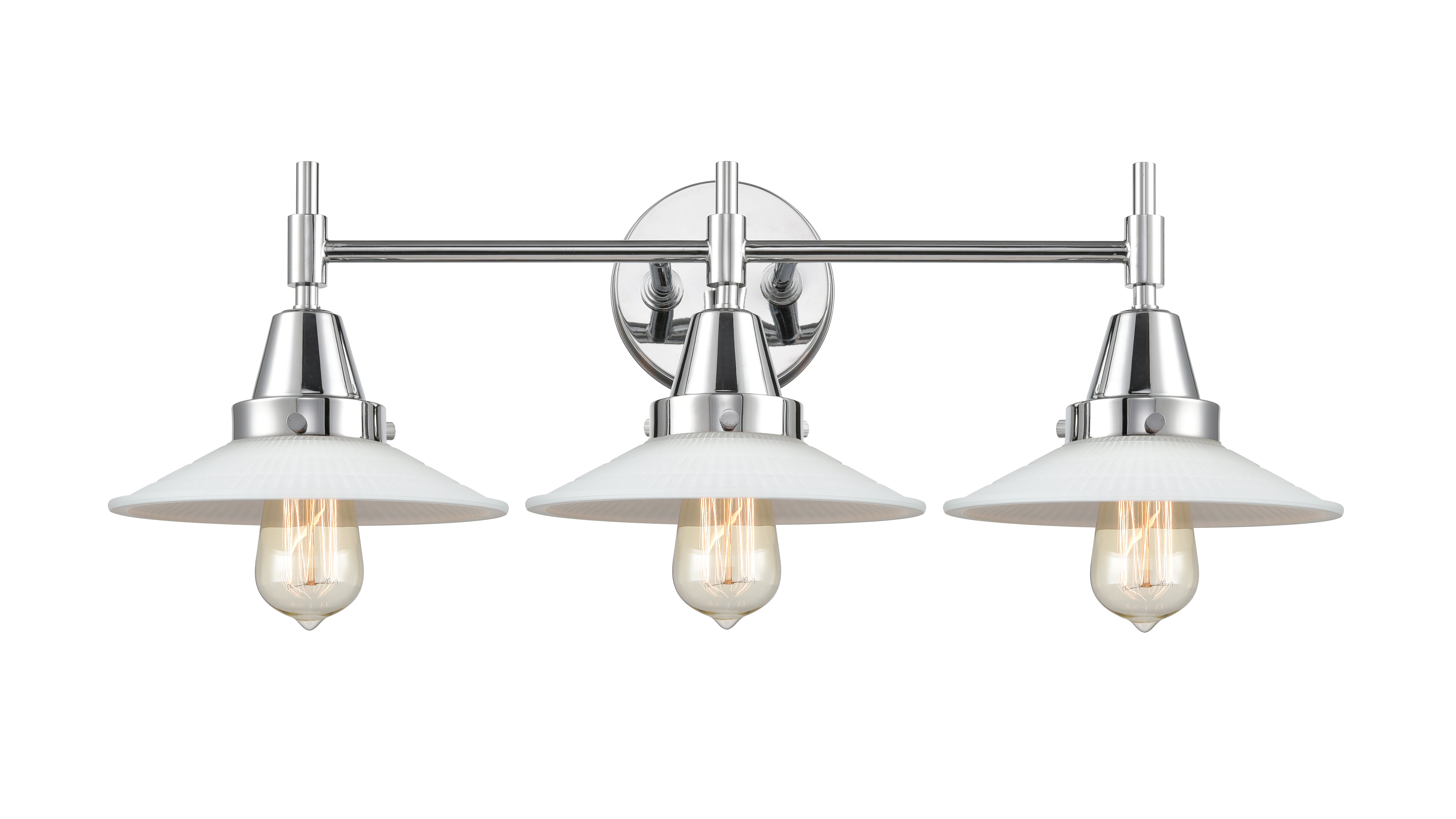 Caden Bath Vanity Light Glass Steel Dimmable