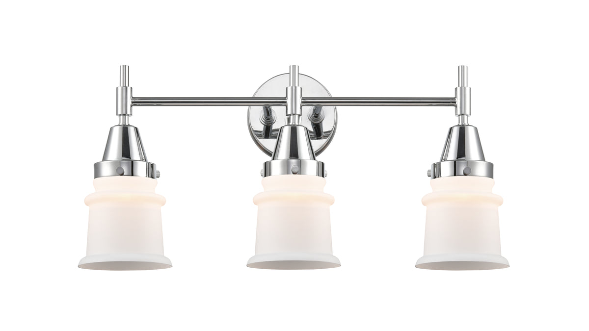 Canton 23-Inch 3-Light Bath Vanity Light 10.75-Inch High 7.875-Inch Extension