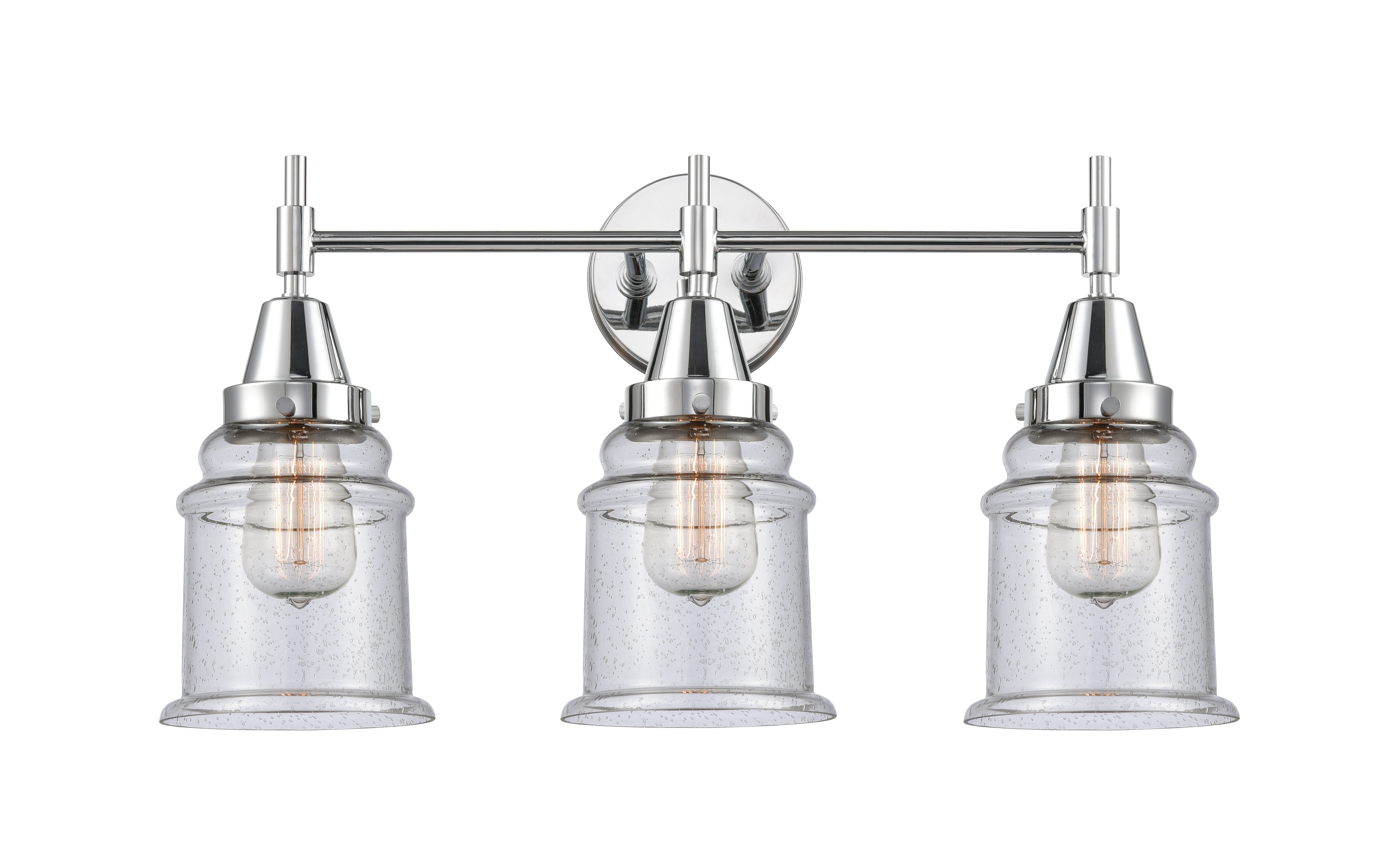 Caden Bath Vanity Light Glass Steel 24.75