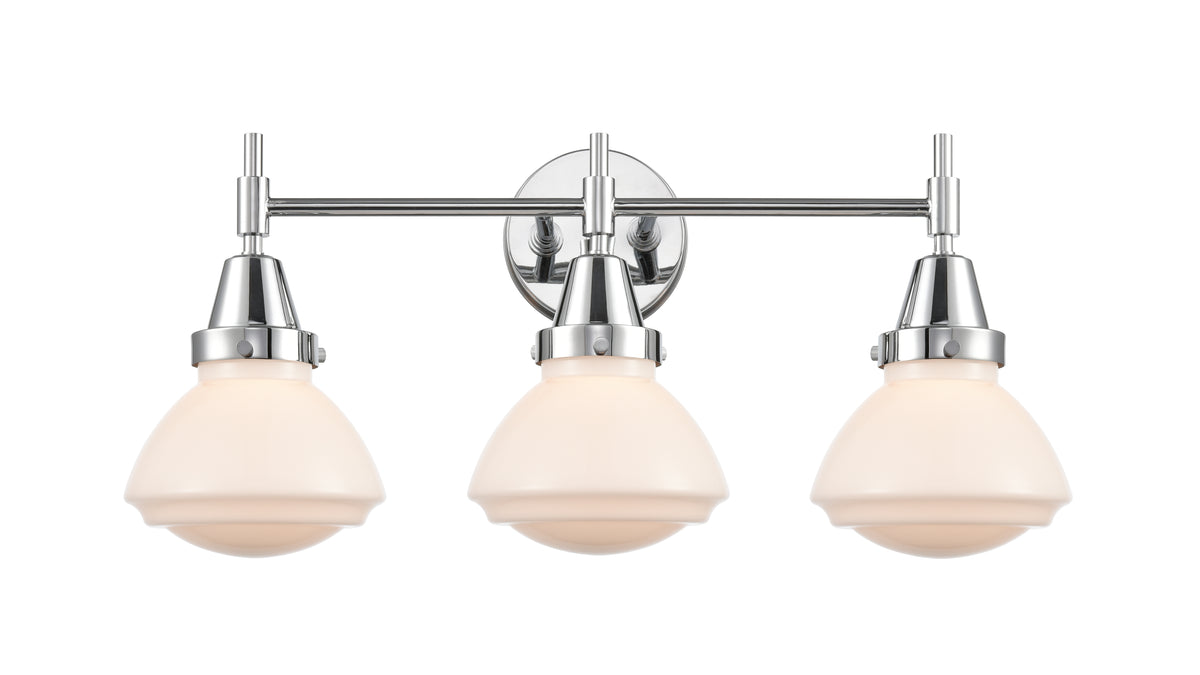 Olean 25-Inch 3-Light Bath Vanity Light Bell Shade 10.25-Inch High