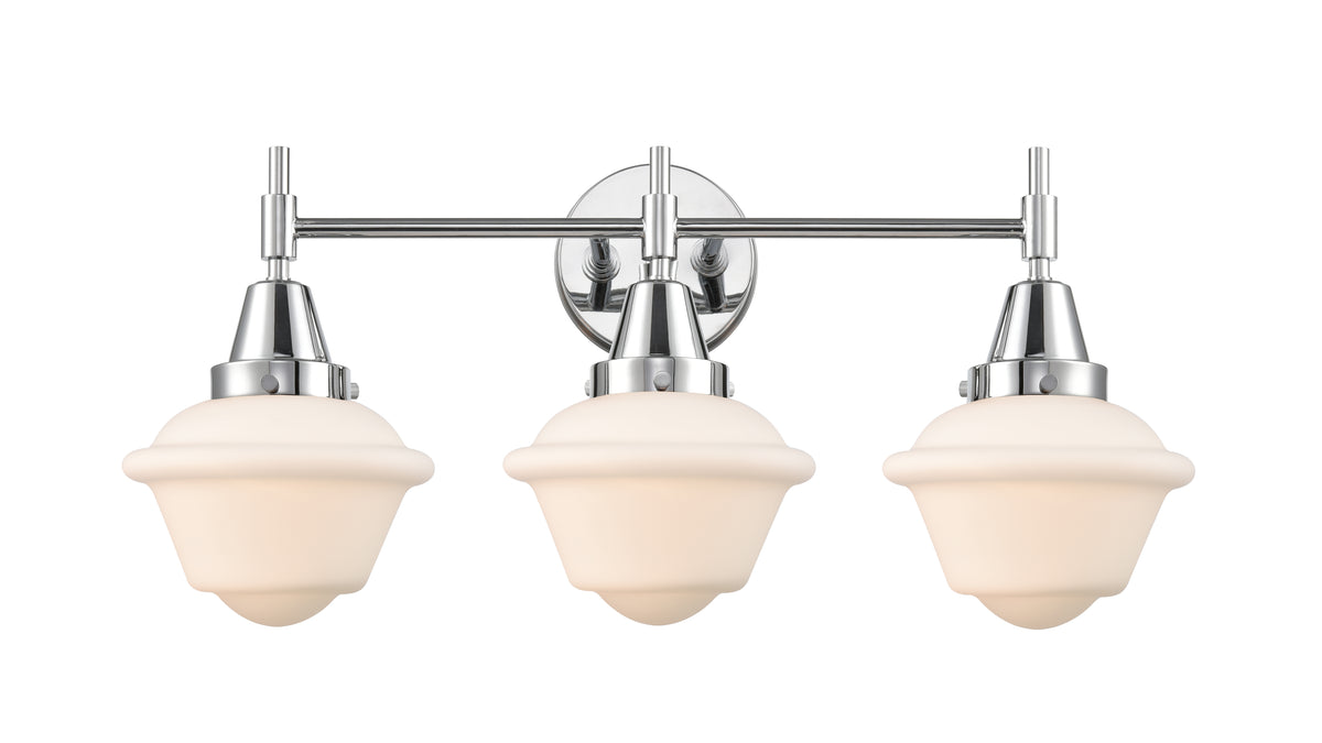Oxford 26-Inch 3-Light Bath Vanity Light with LED Bulbs 11-Inch High