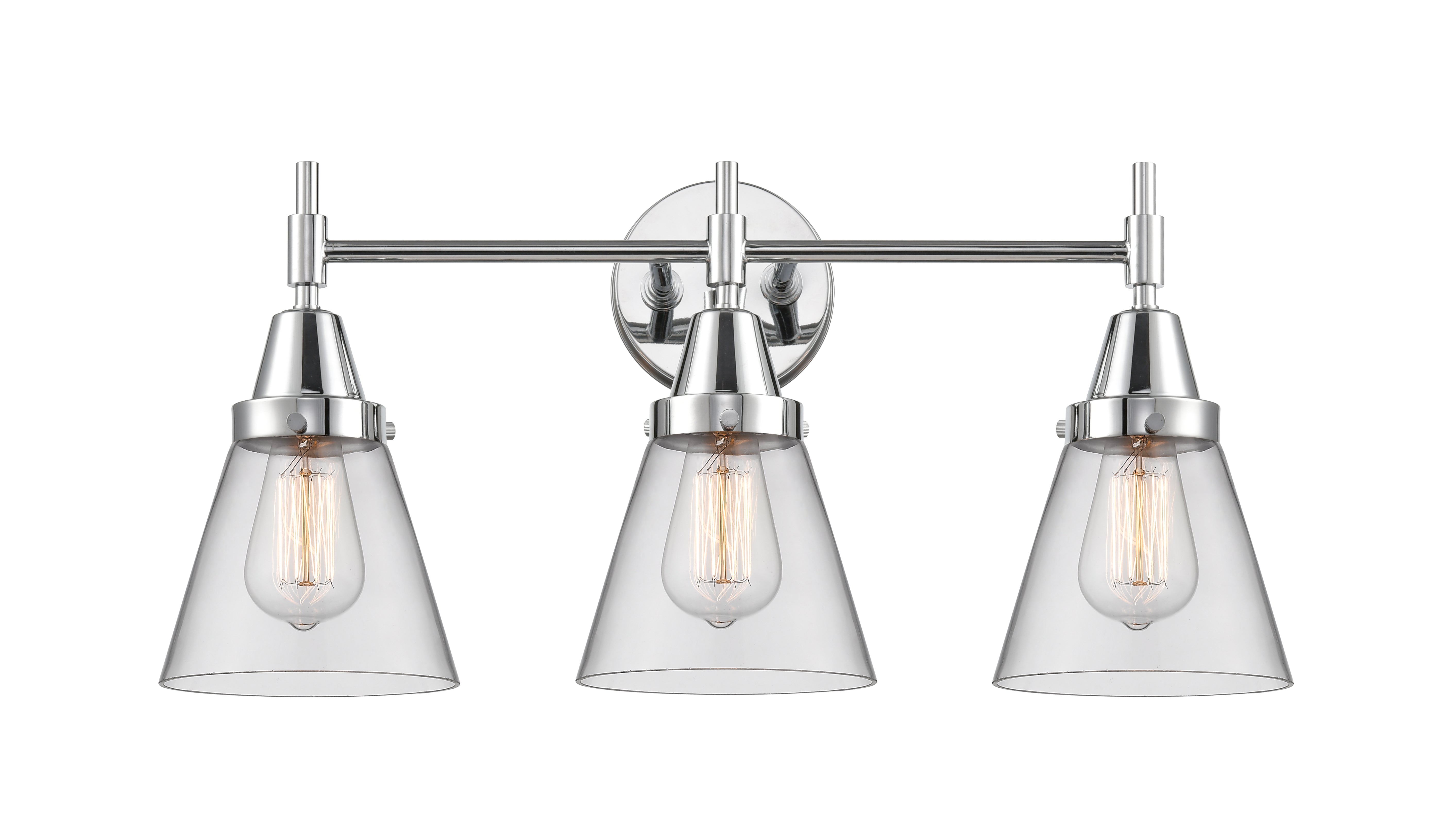 Caden Bath Vanity Light Steel Glass