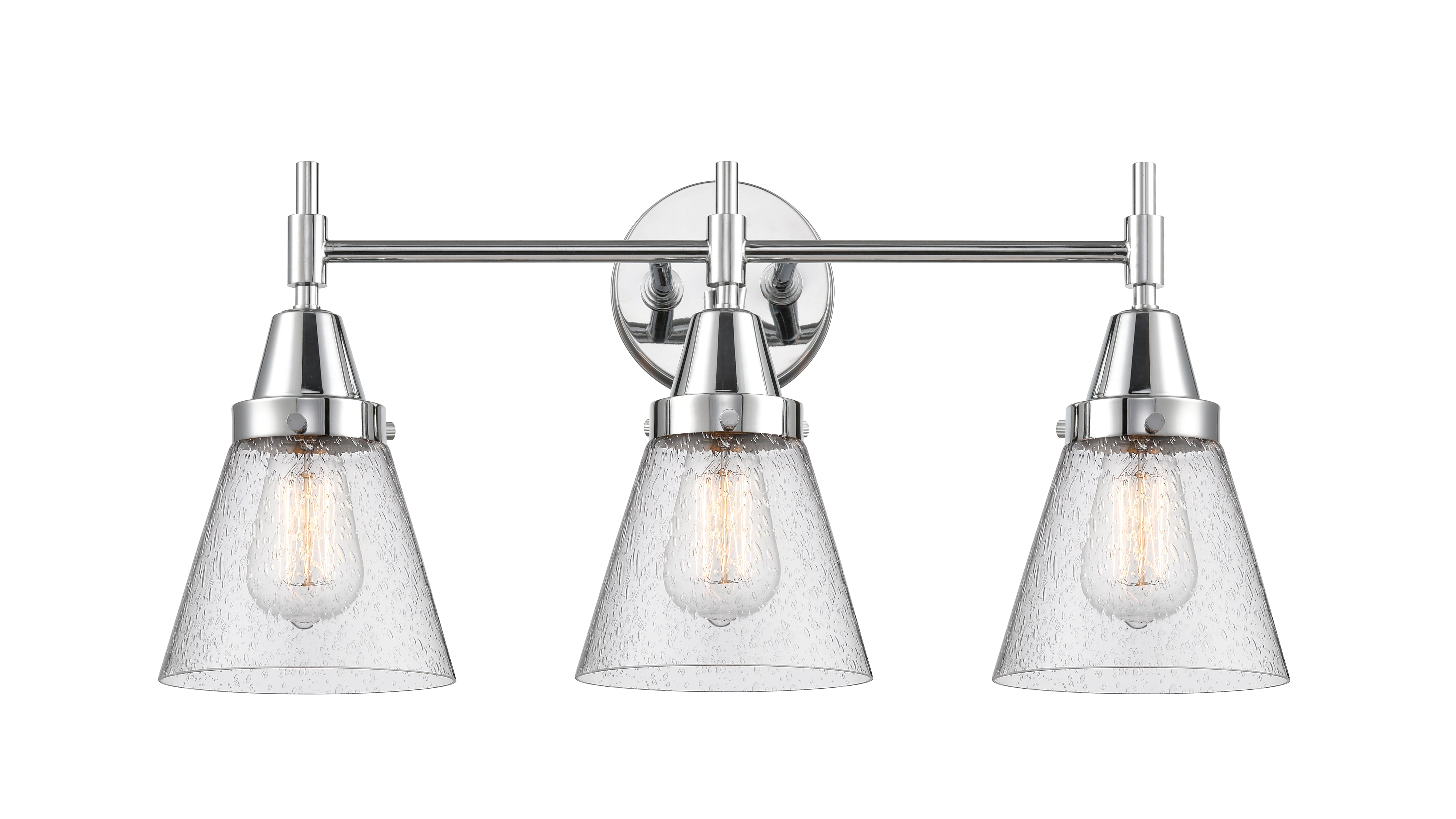 Caden Bath Vanity Light Steel Glass