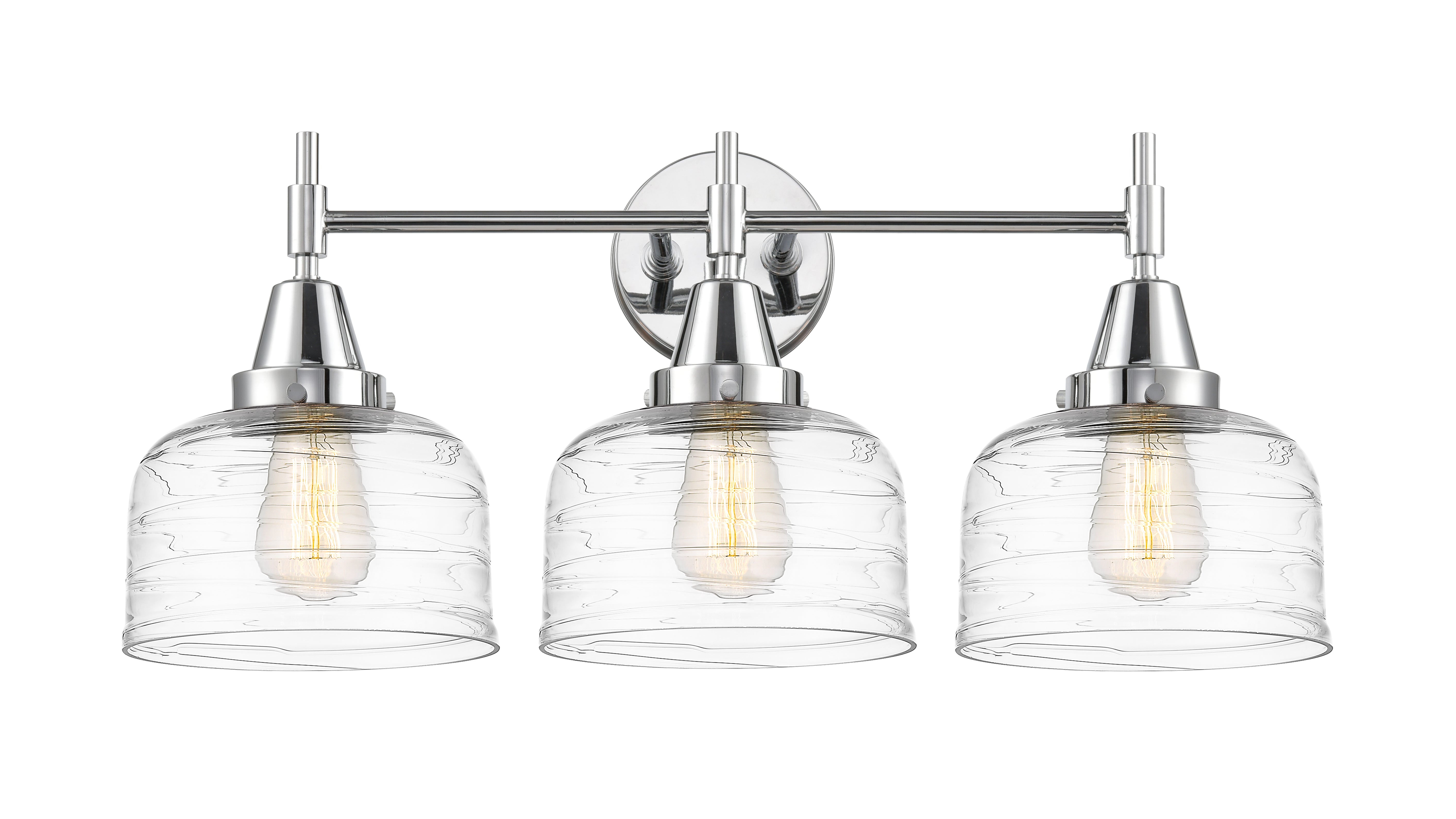 Caden Bath Vanity Light Glass Steel Dimmable