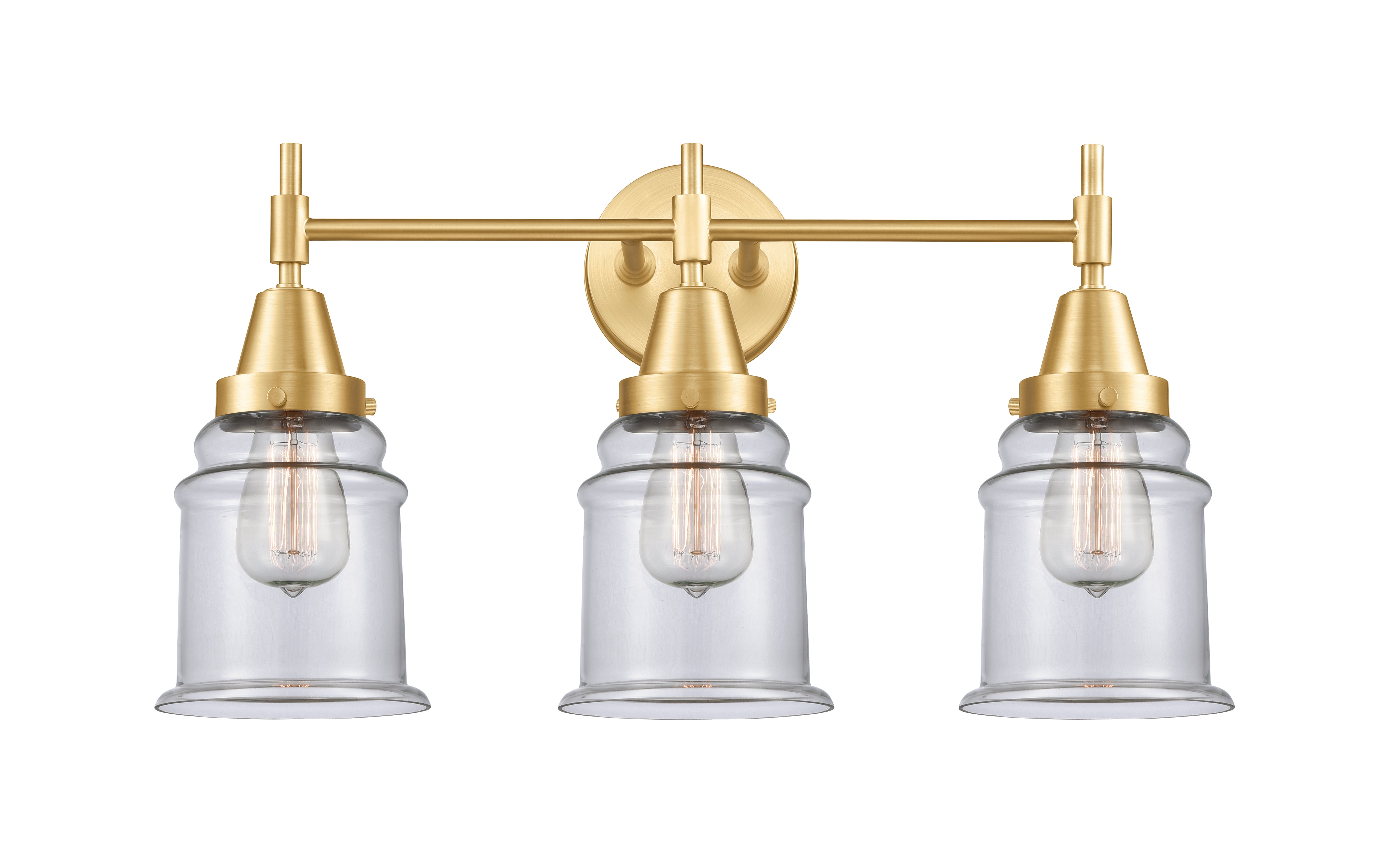 Caden Bath Vanity Light Glass Steel 24.75