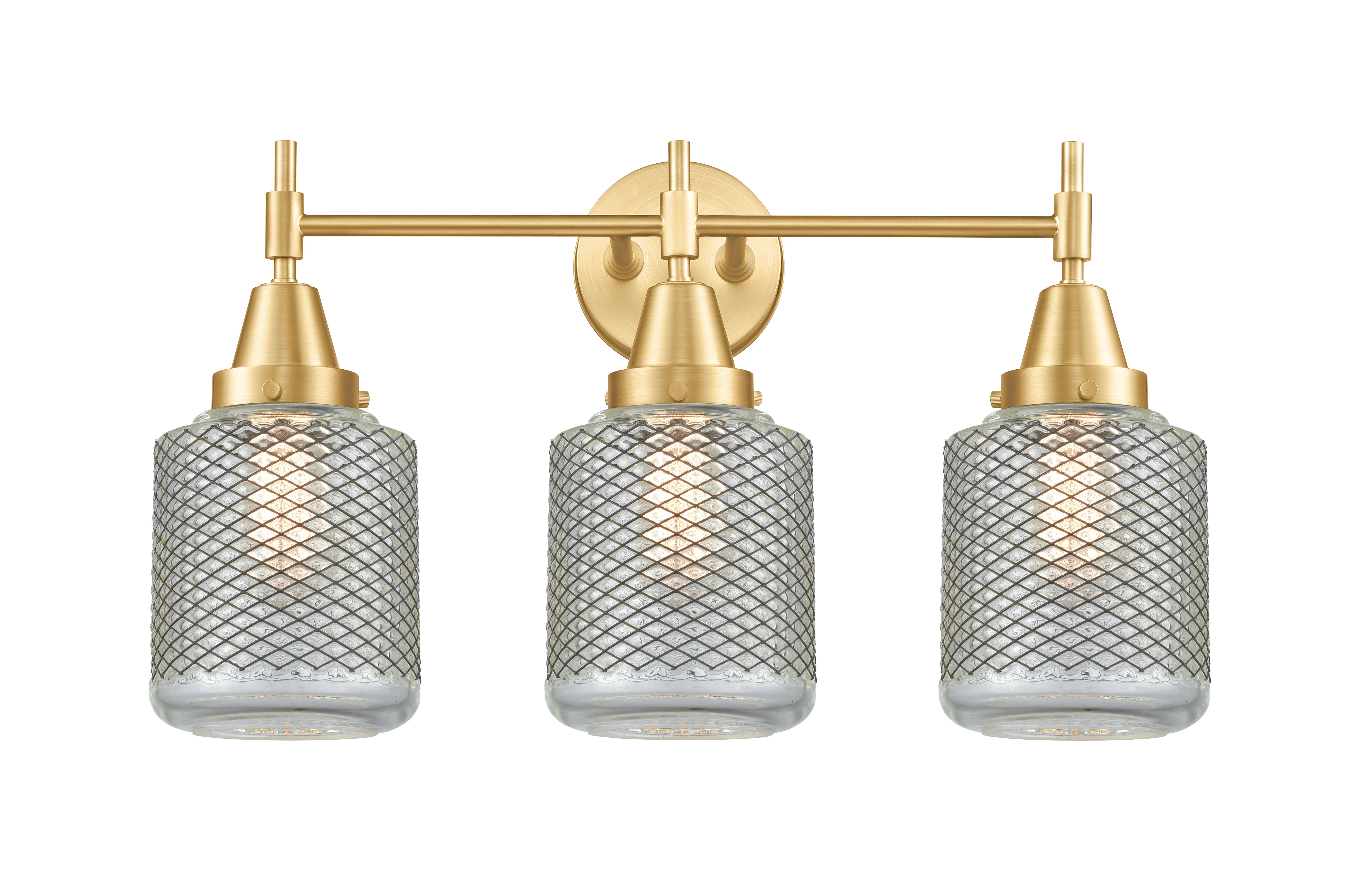 Caden Bath Vanity Light Glass Steel 24 Inch