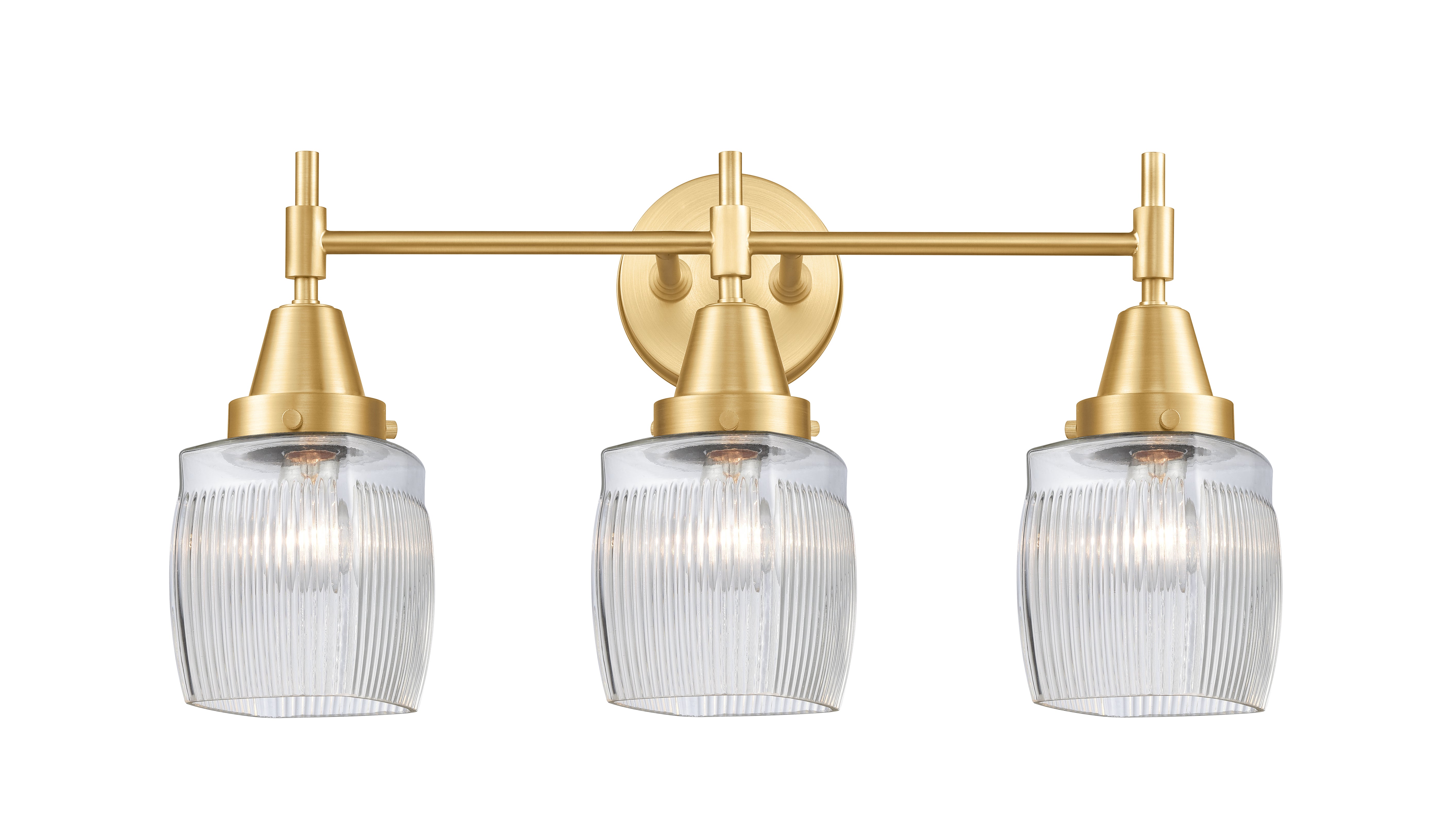 Caden Bath Vanity Light Glass Steel 24 Inch