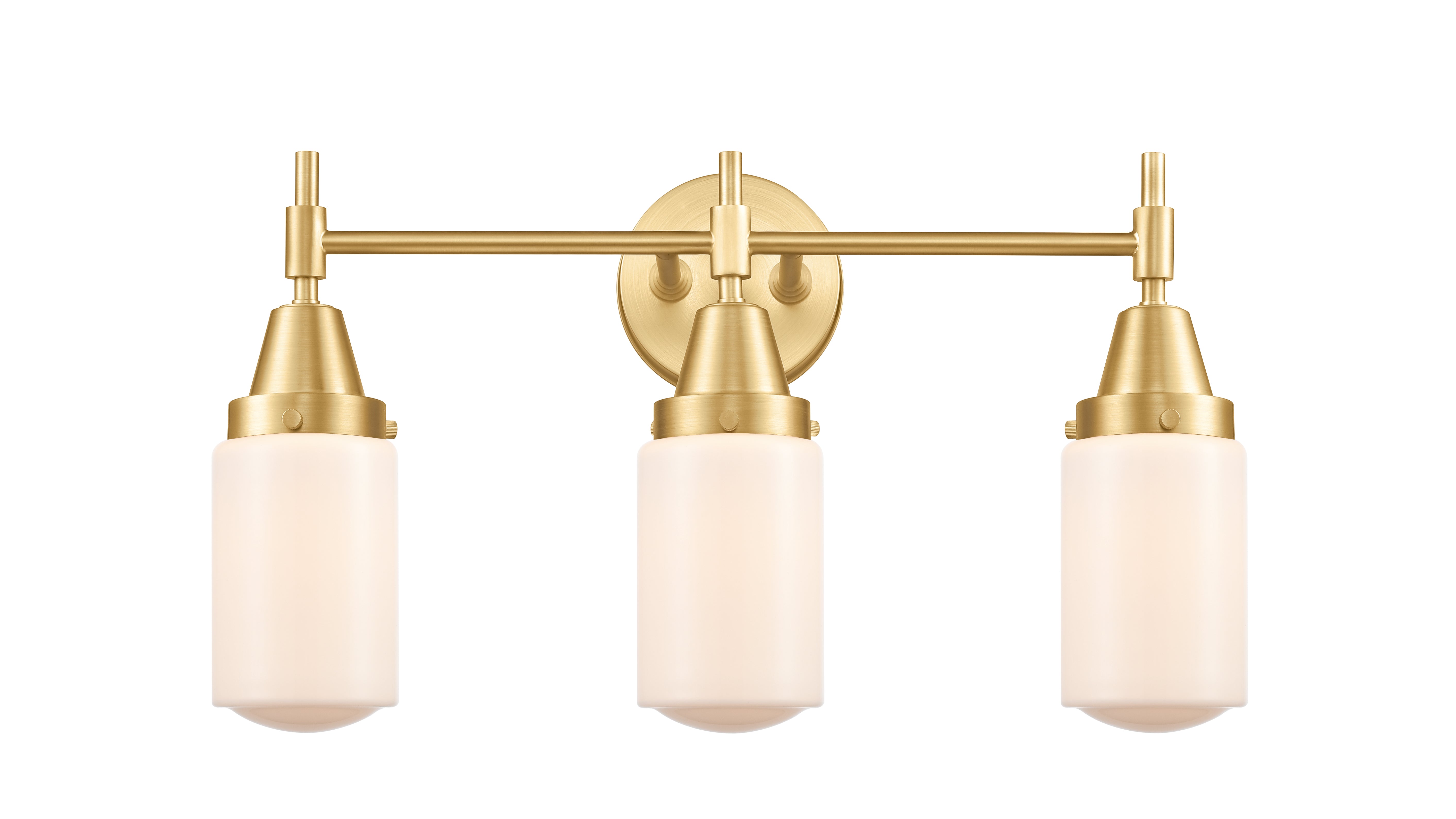 Caden Bath Vanity Light Glass Steel