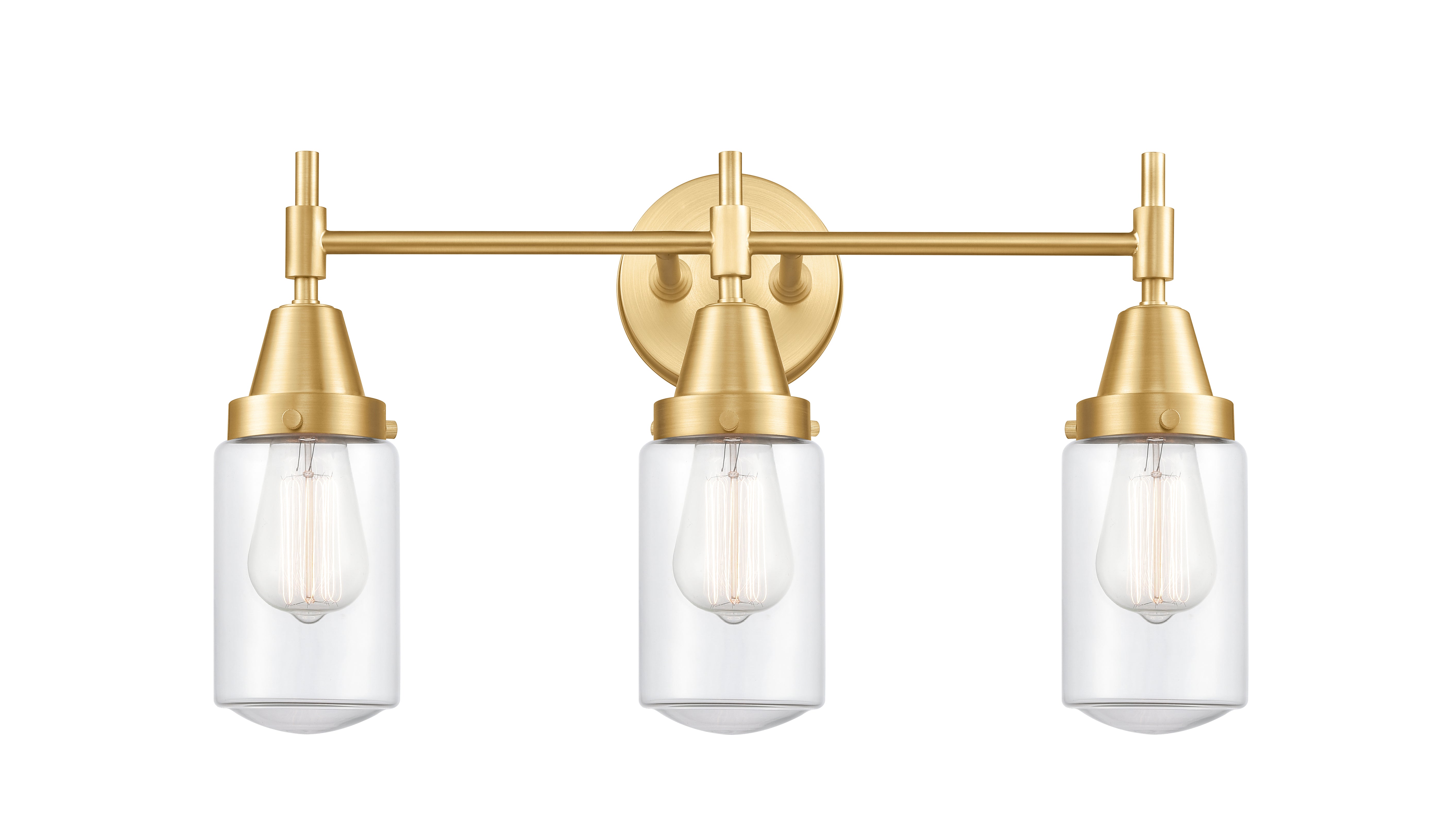 Caden Bath Vanity Light Glass Steel