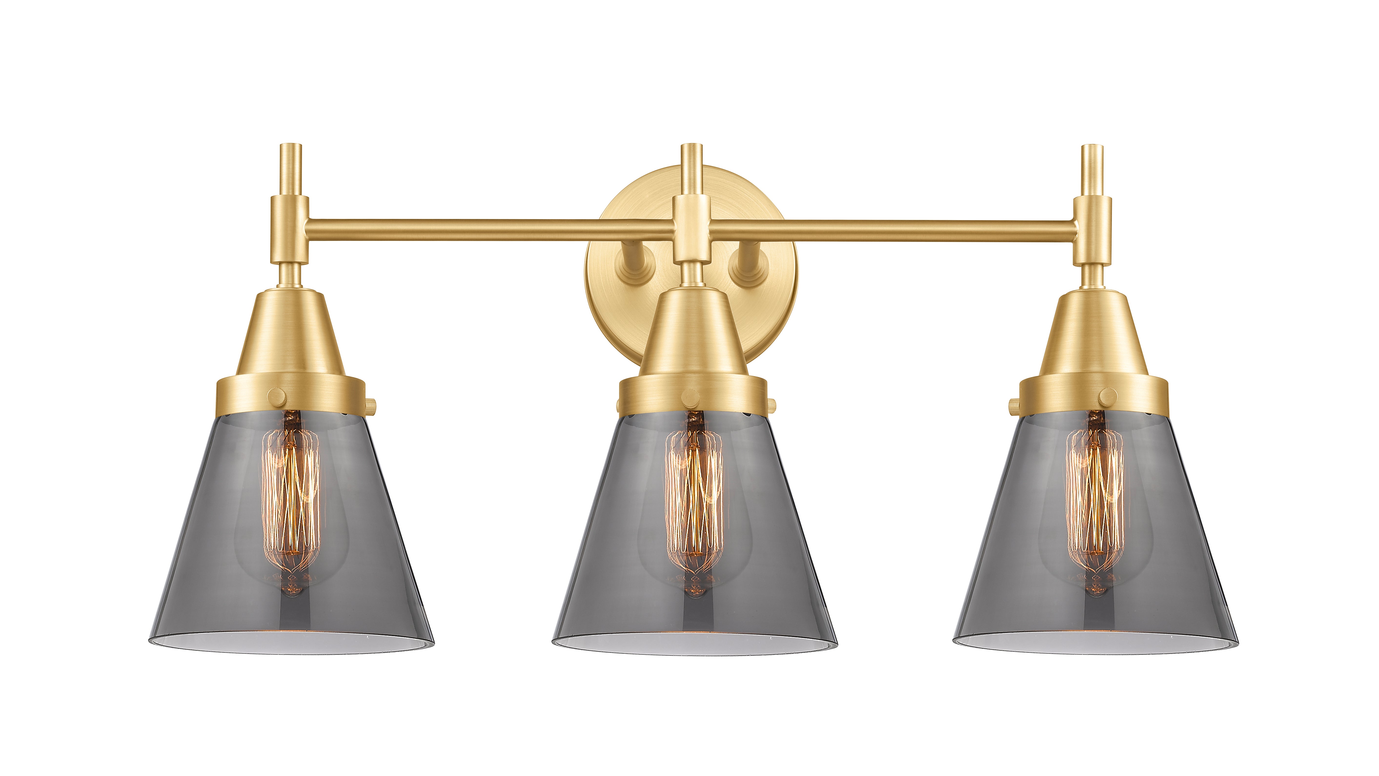 Caden Bath Vanity Light Glass Steel