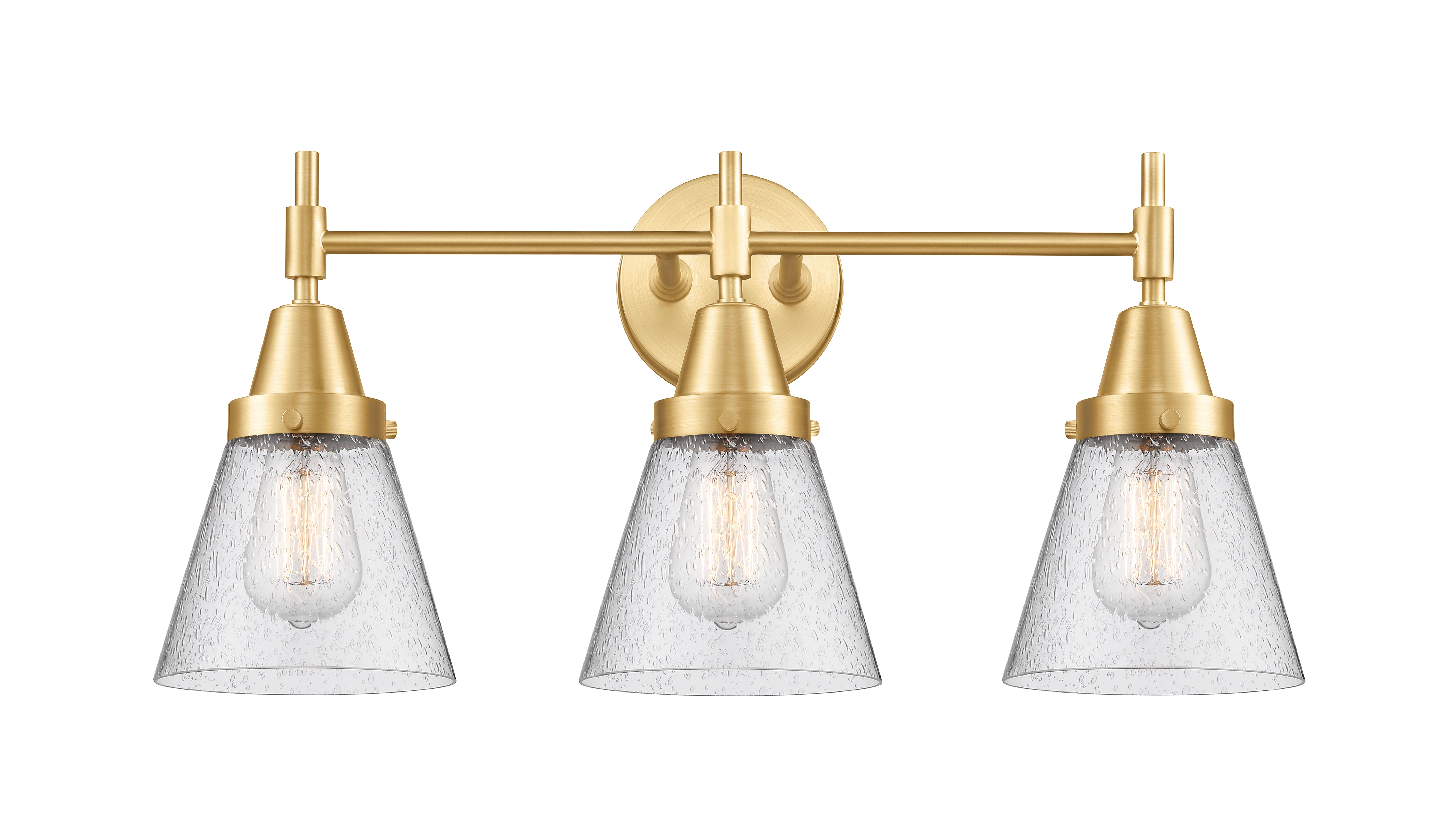 Caden Bath Vanity Light Steel Glass