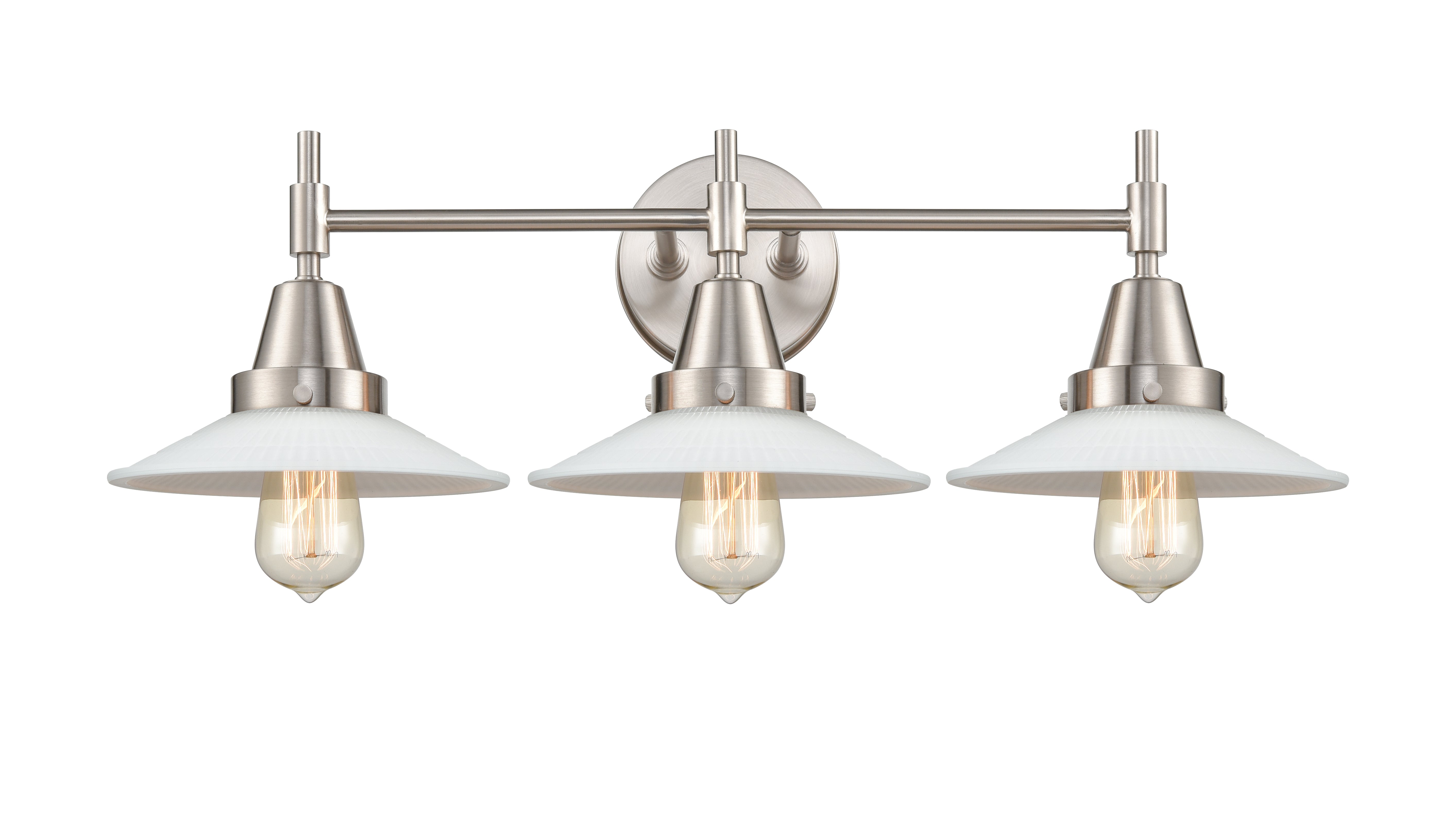 Caden Bath Vanity Light Glass Steel Dimmable