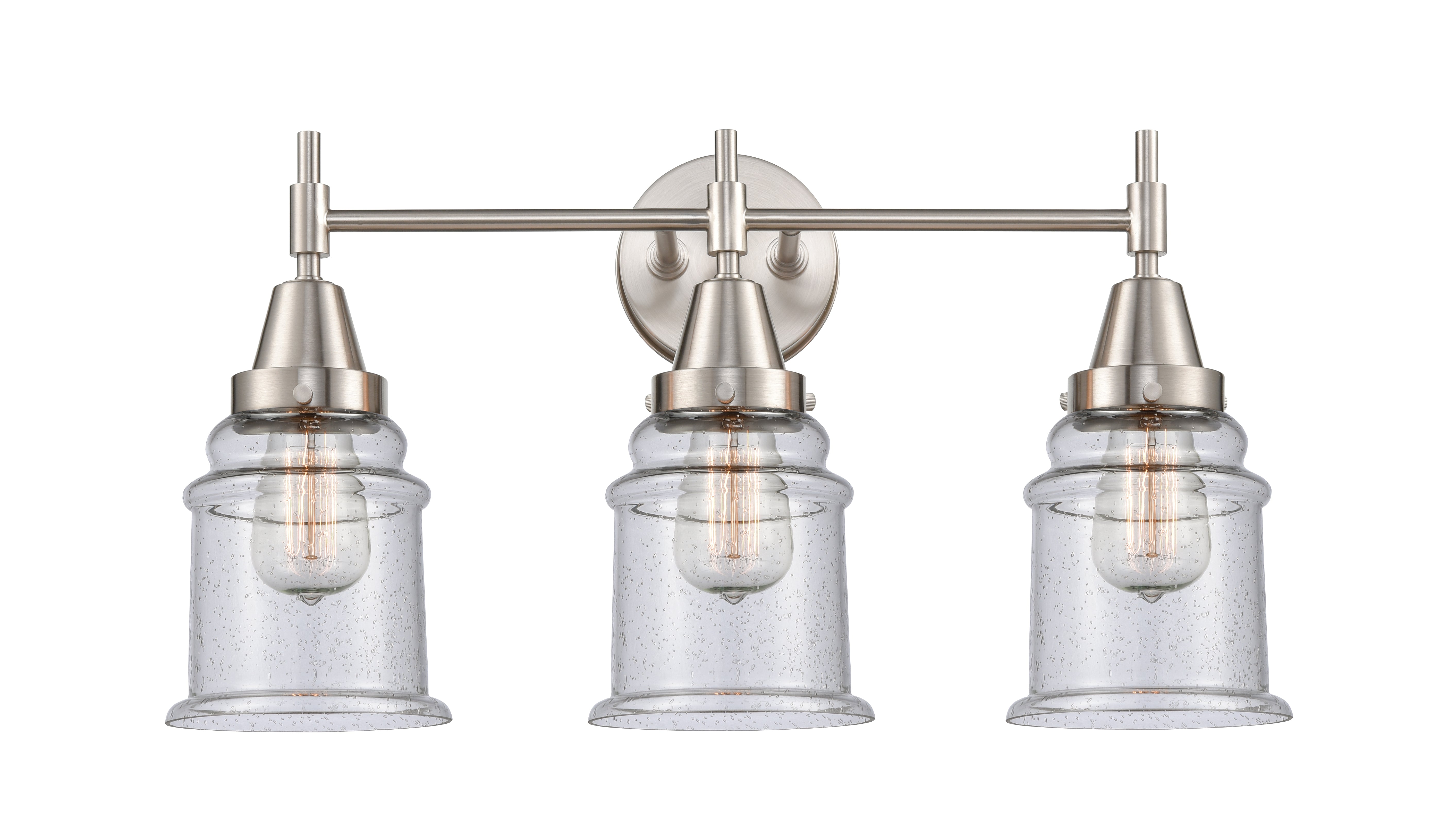 Caden Bath Vanity Light Glass Steel 24.75