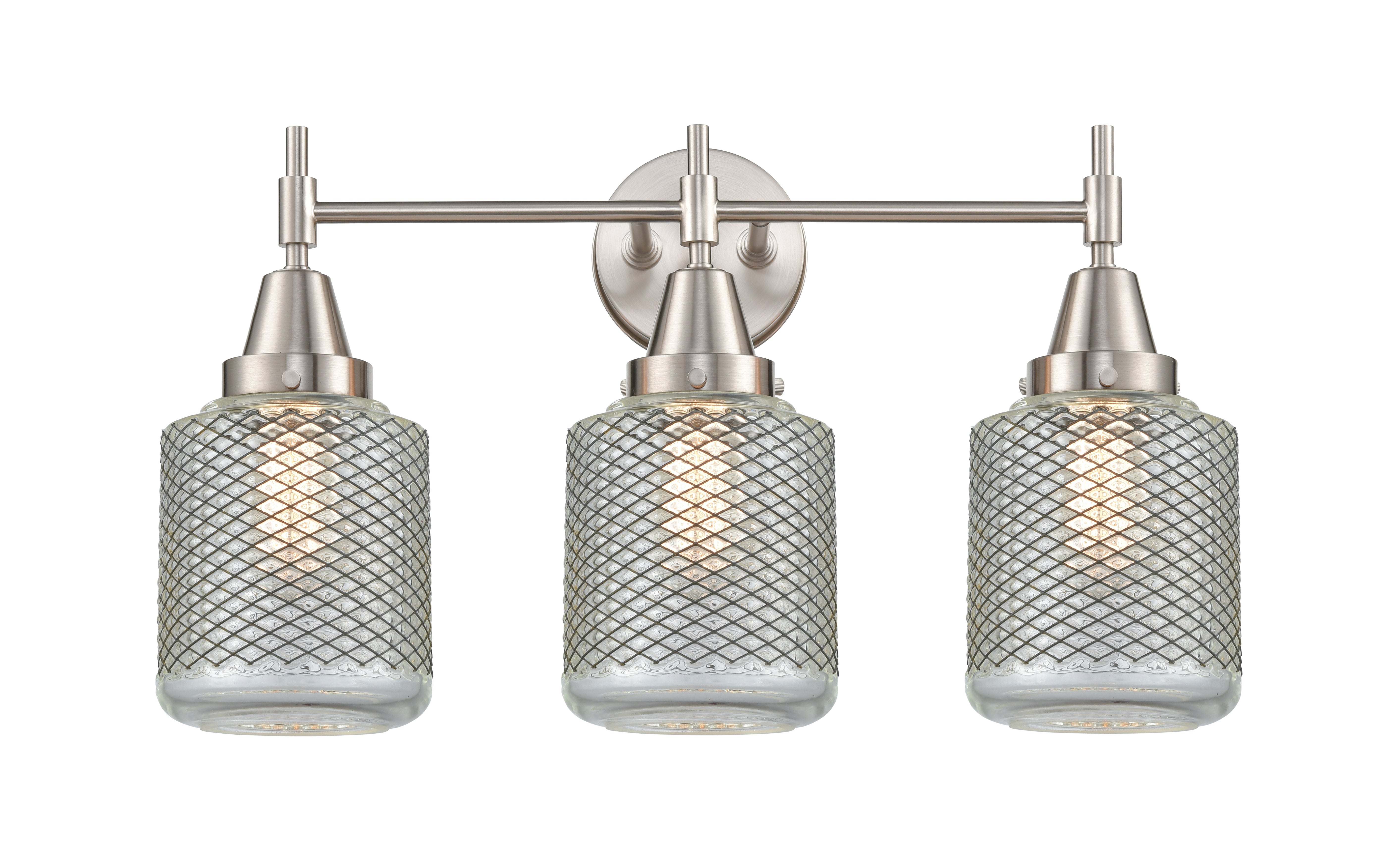 Caden Bath Vanity Light Glass Steel