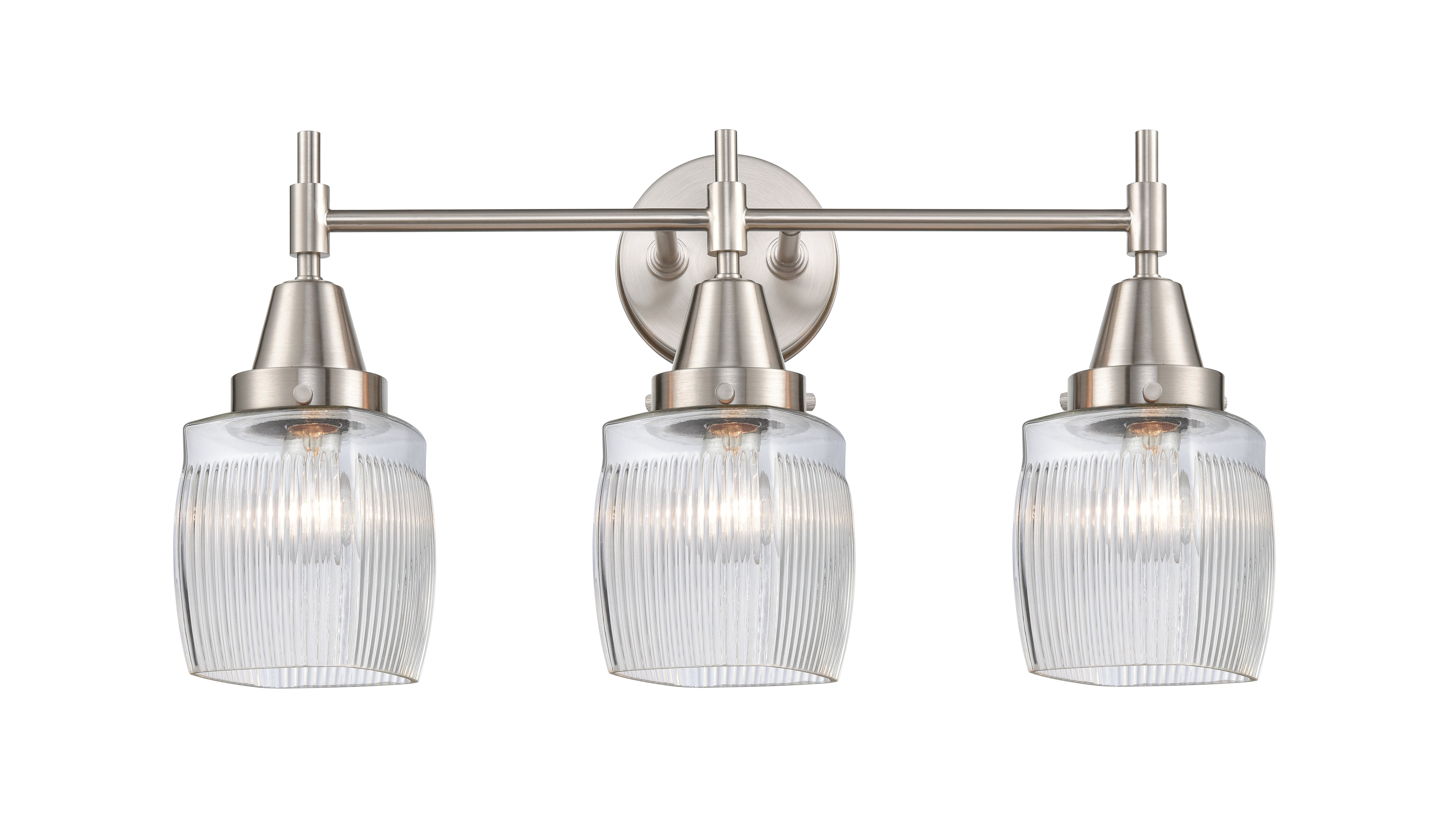 Caden Bath Vanity Light Glass Steel 24 Inch