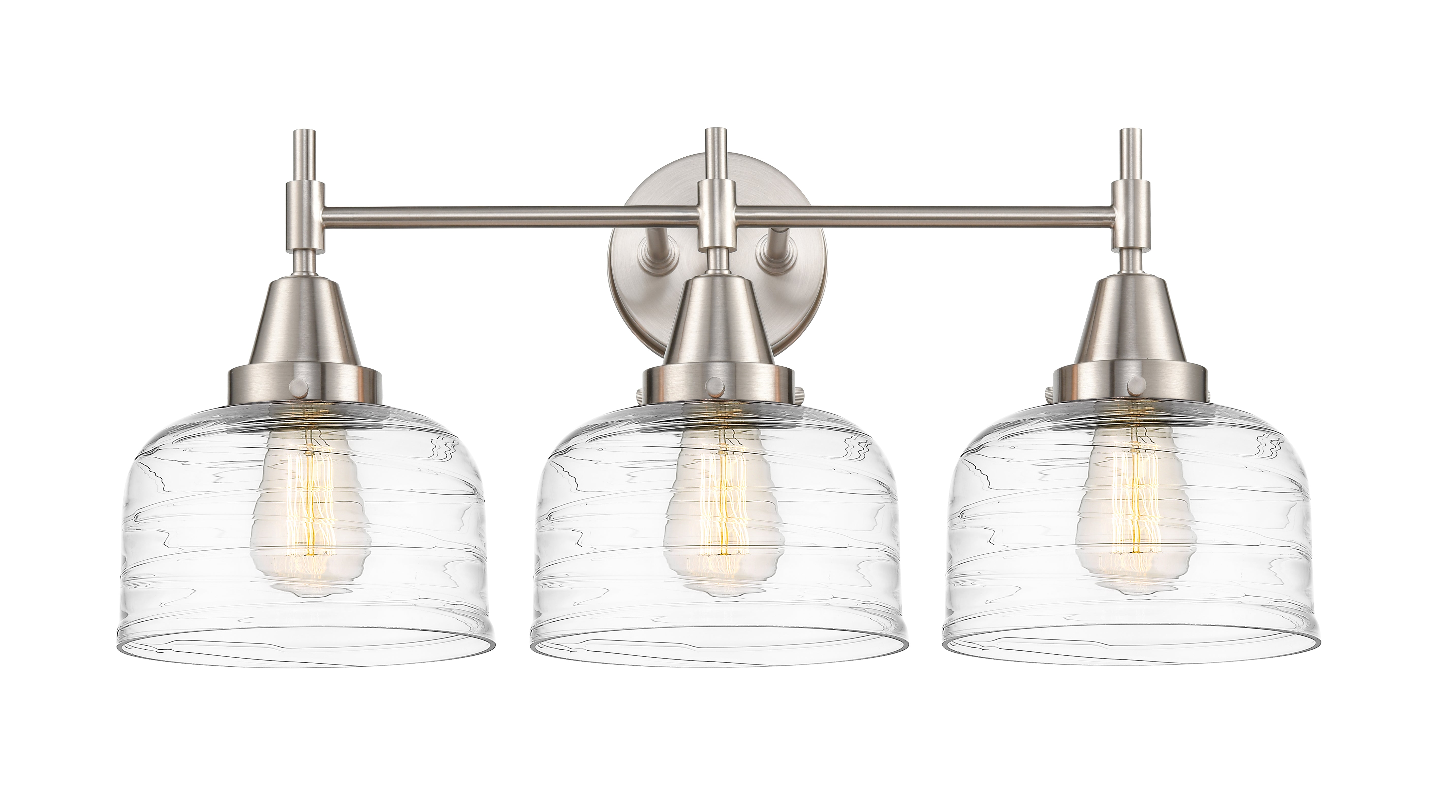 Caden Bath Vanity Light Glass Steel Dimmable