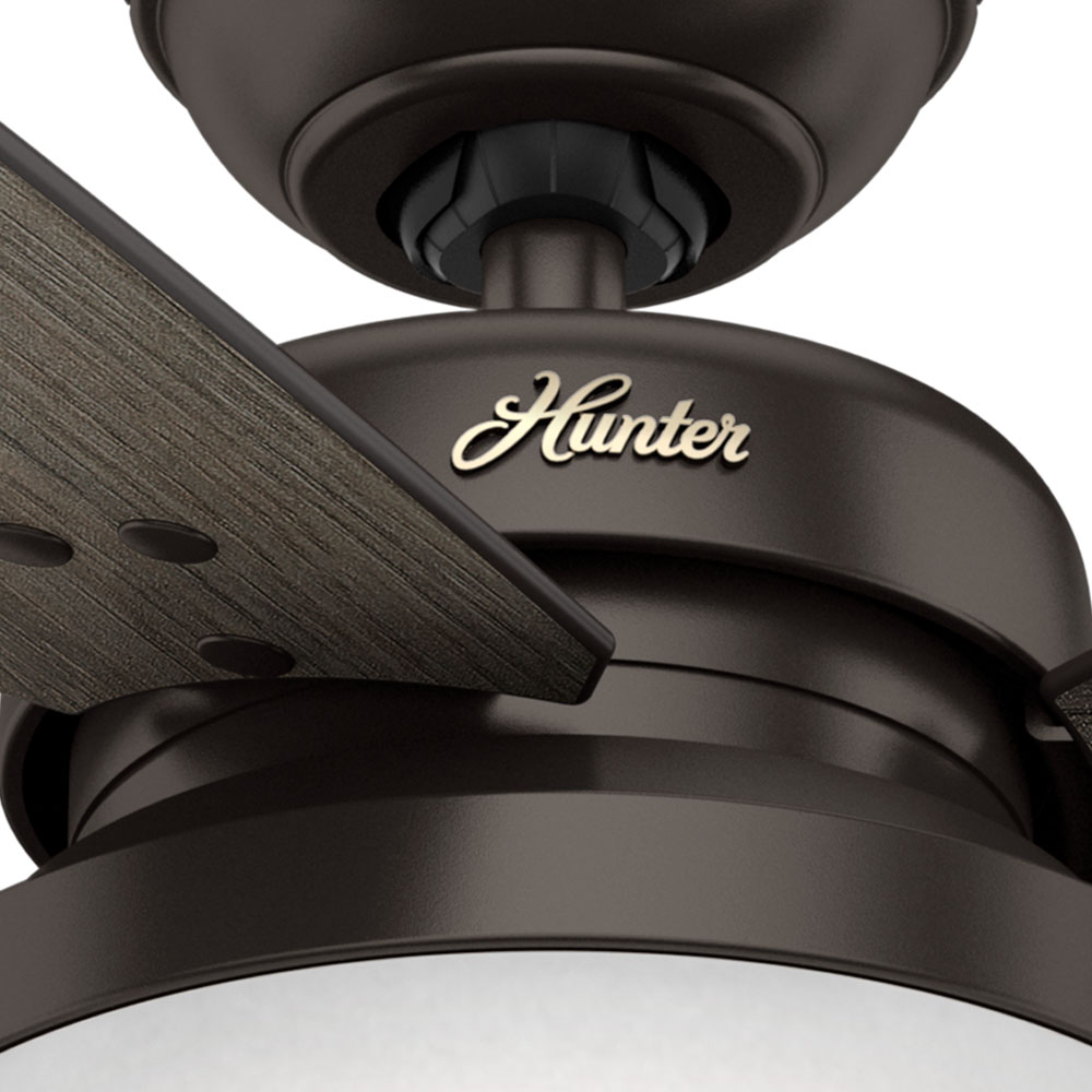 52 inch Sentinel Premier Bronze Ceiling Fan with LED Light Kit and Handheld Remote