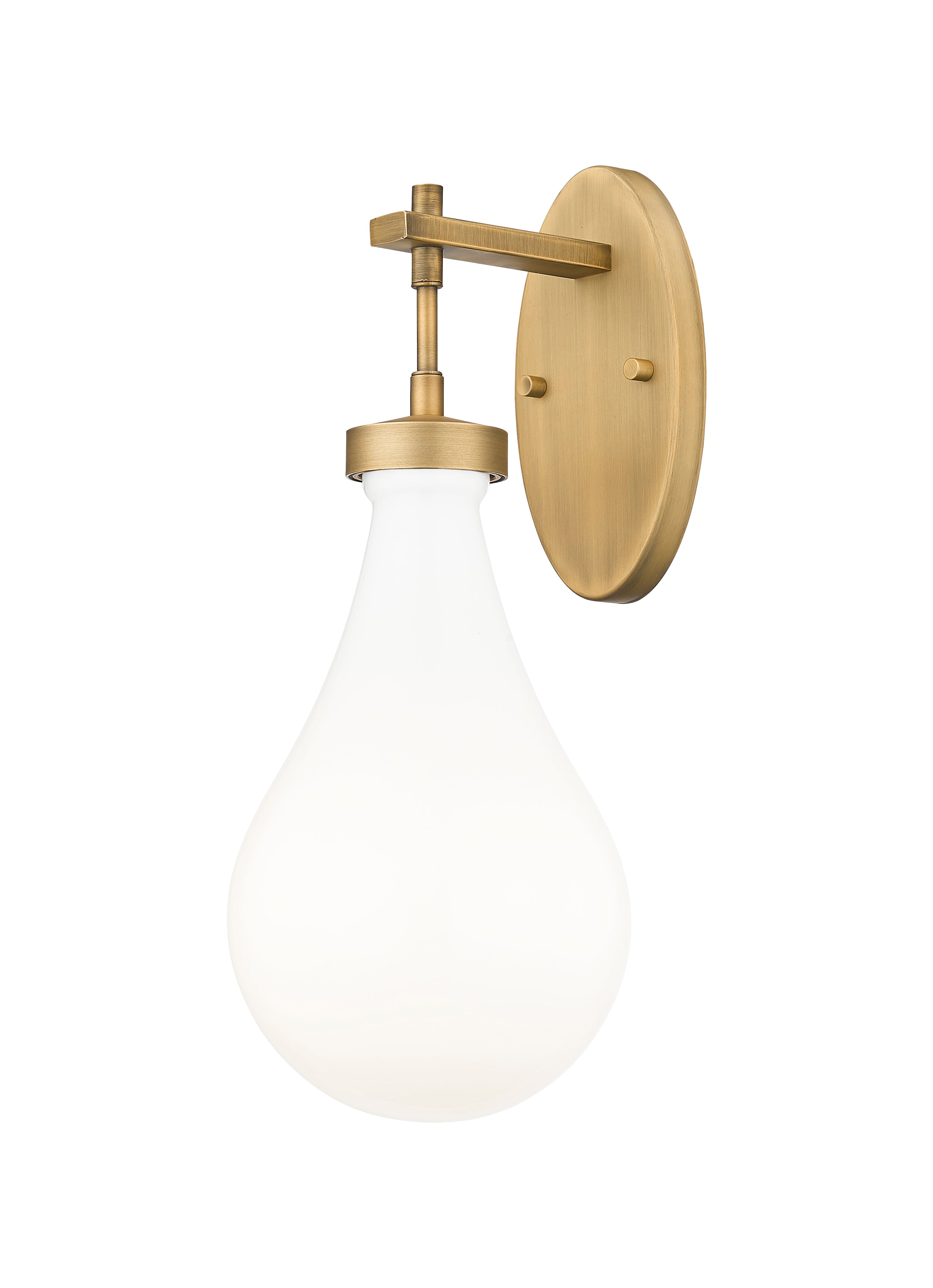 Downtown Urban Sconce Cast Brass 16.5