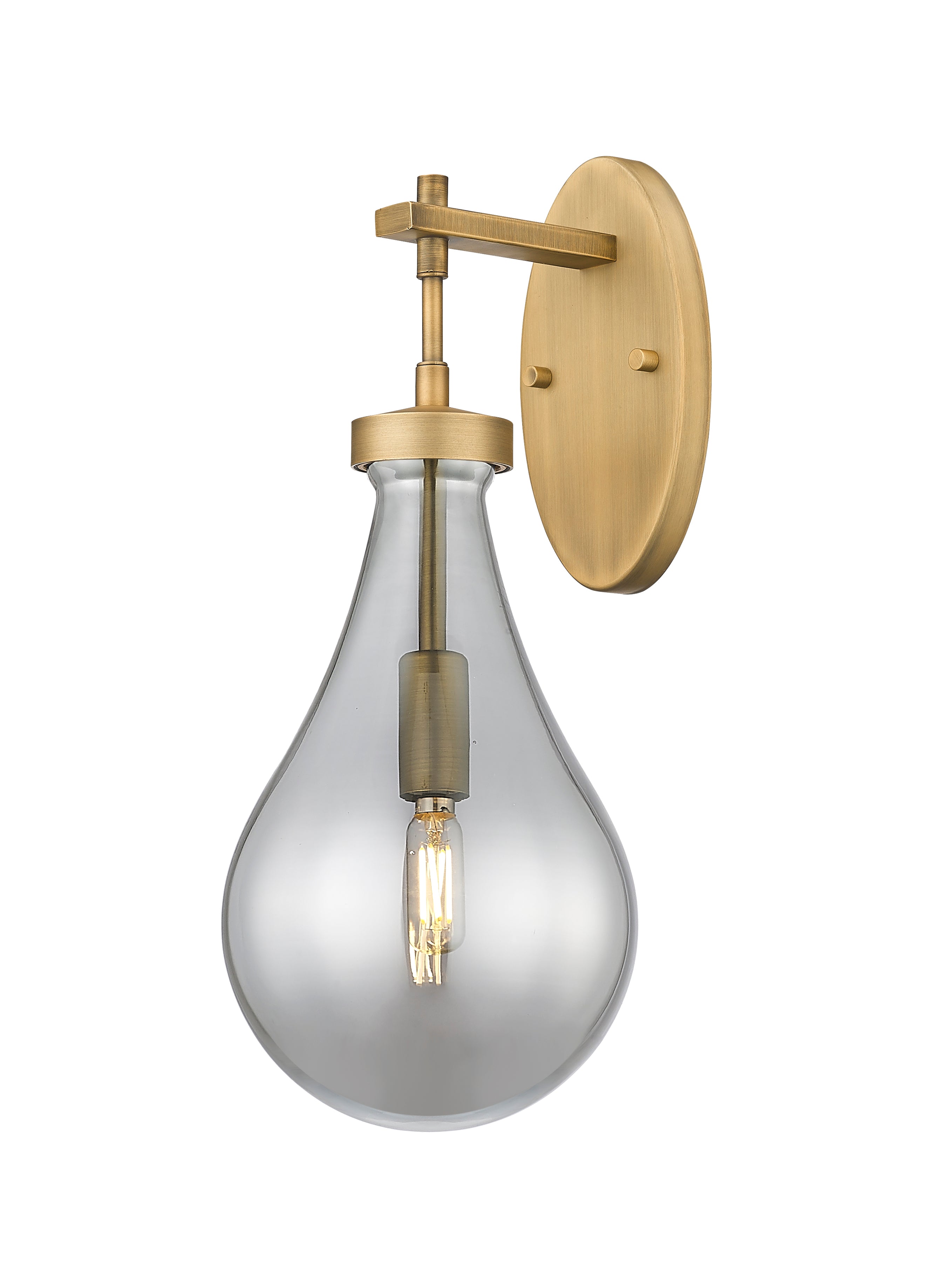 Downtown Urban Sconce Cast Brass 16.5