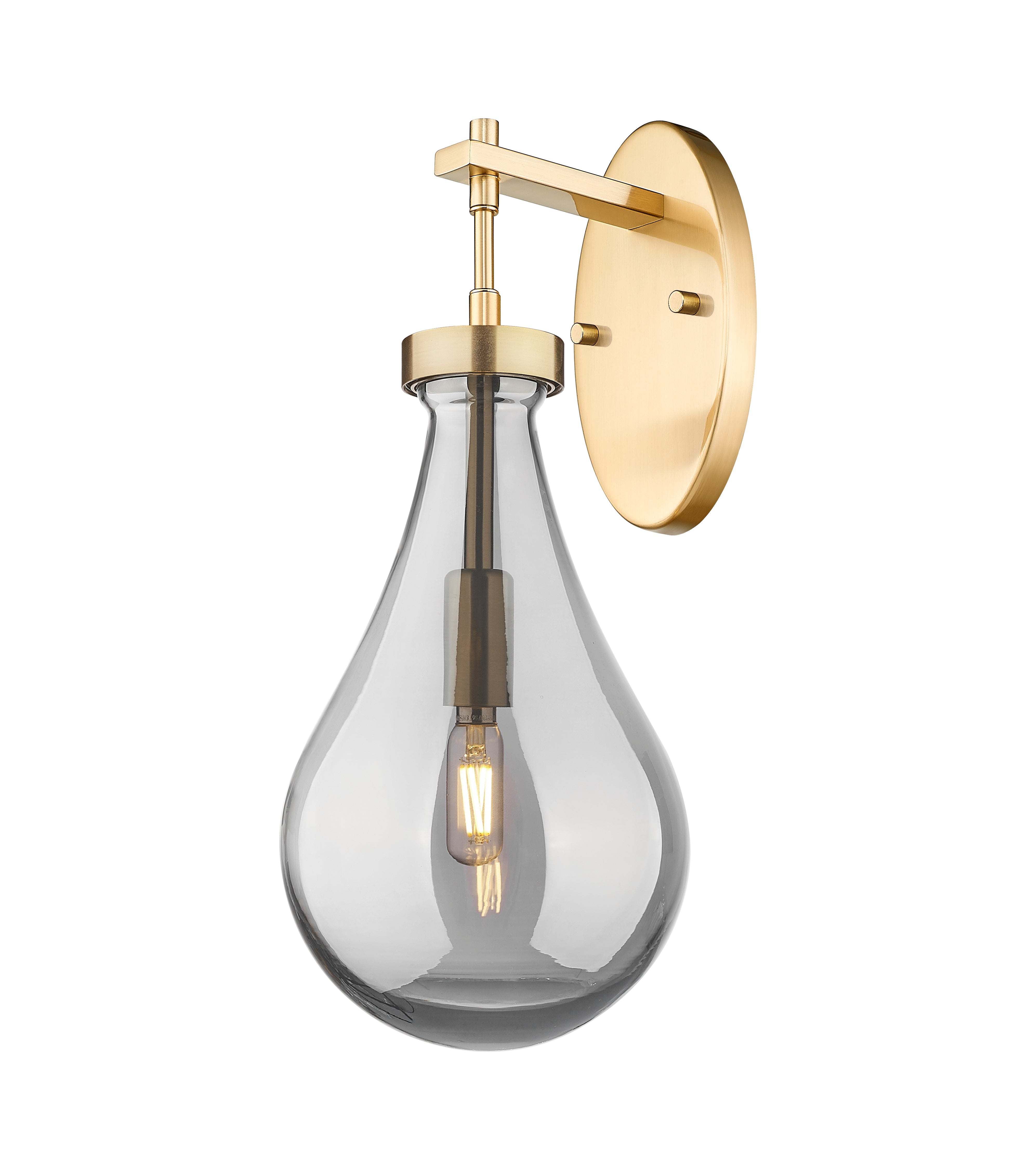 Downtown Urban Sconce Cast Brass 16.5