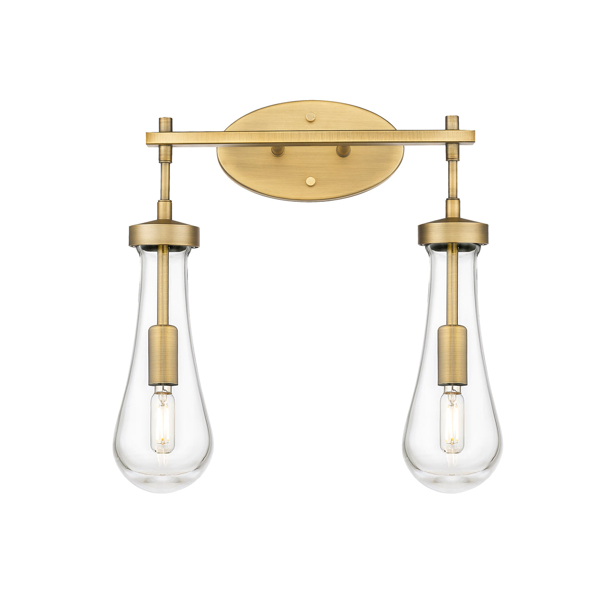 Owego 17-Inch 2-Light Bath Vanity Light 16.125-Inch High