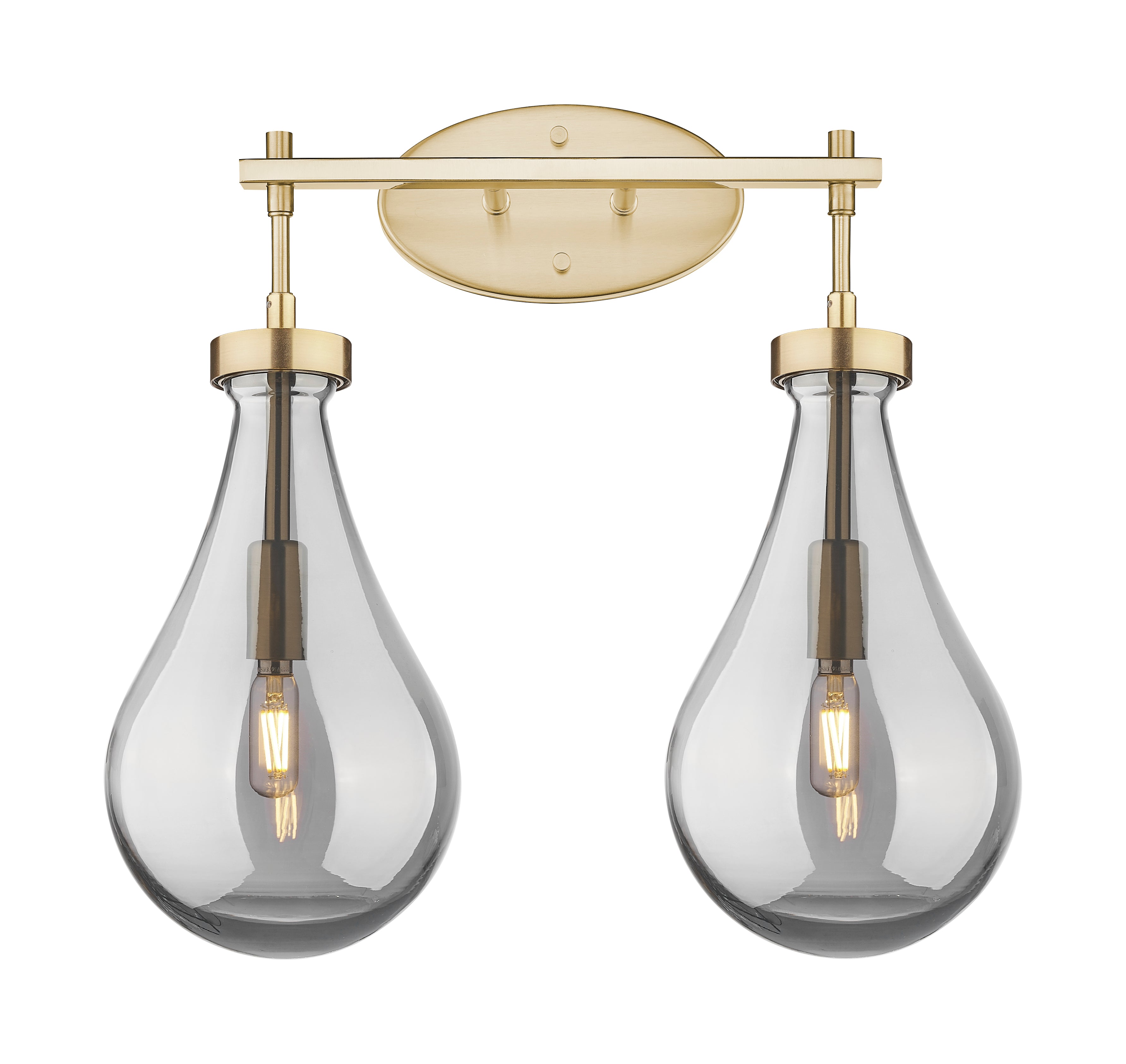 Downtown Urban Bath Vanity Light Cast Brass