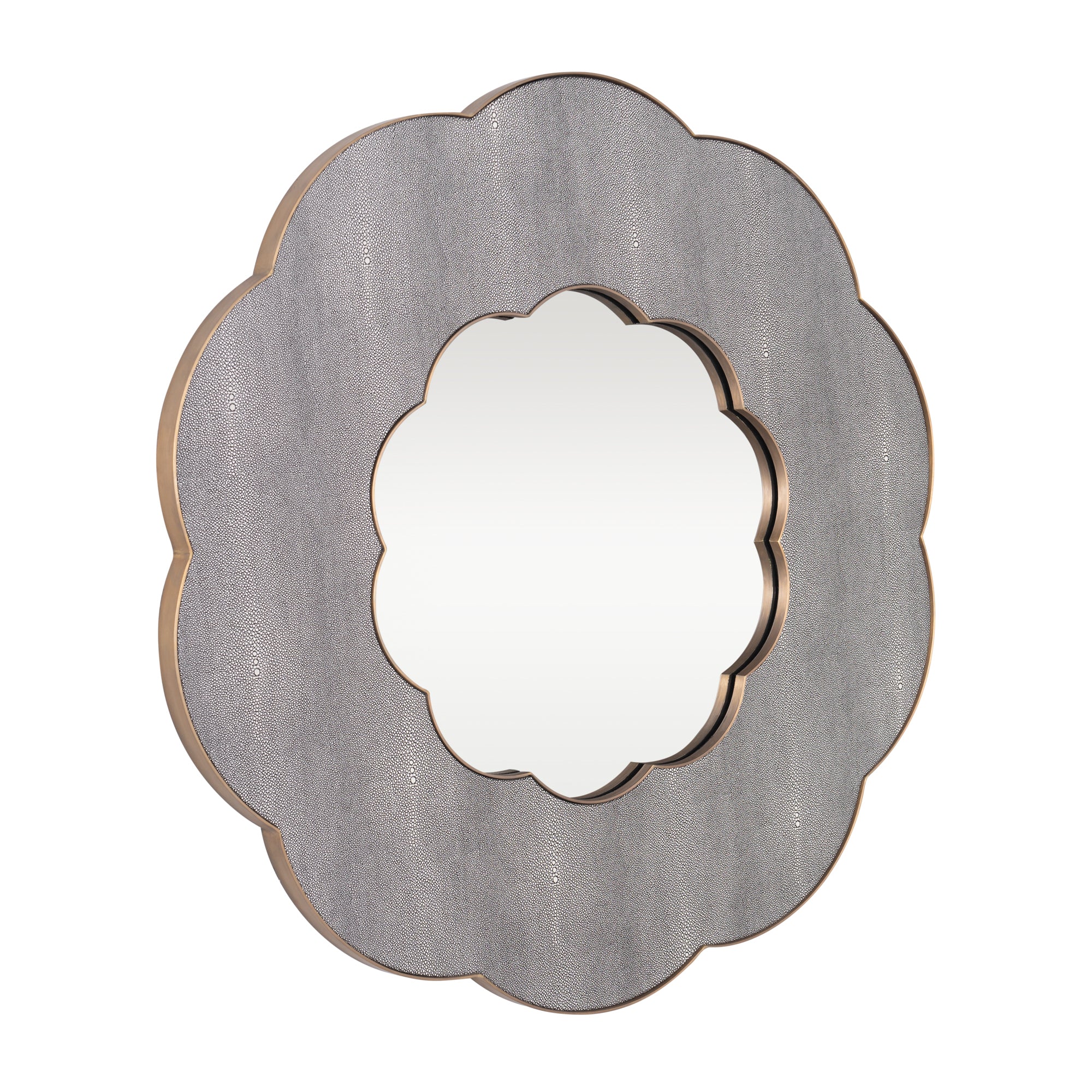 Scallop 36-in Wall Mirror