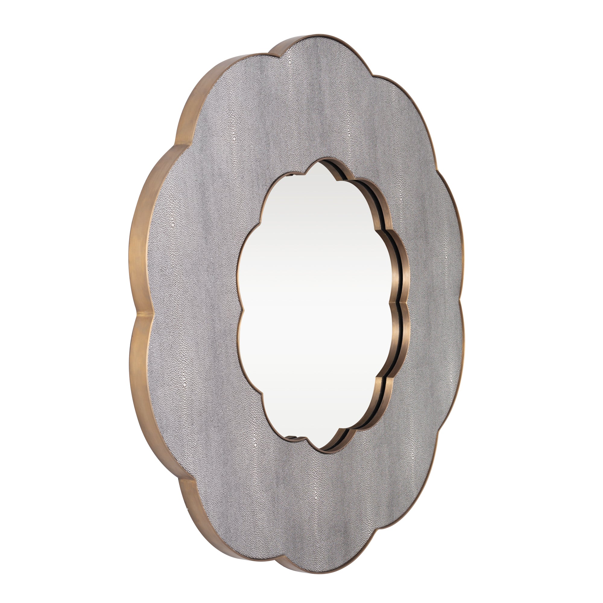 Scallop 36-in Wall Mirror