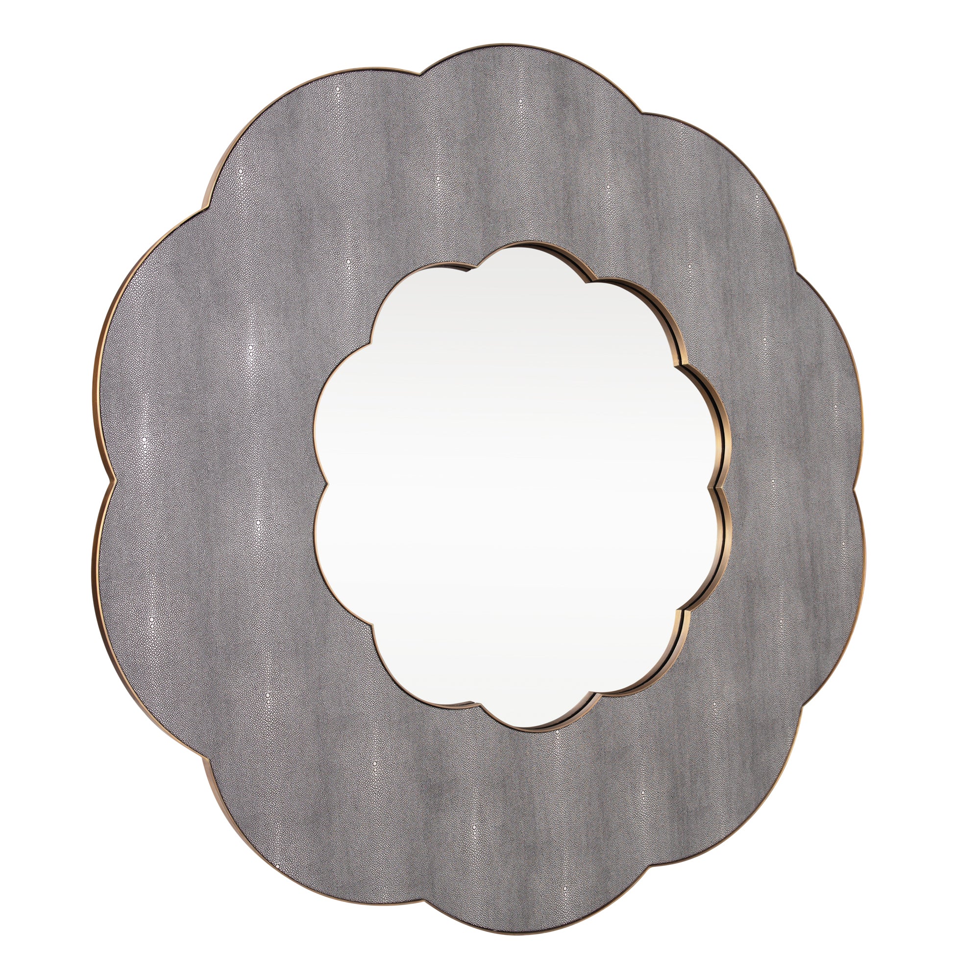 Scallop 54-in Wall Mirror
