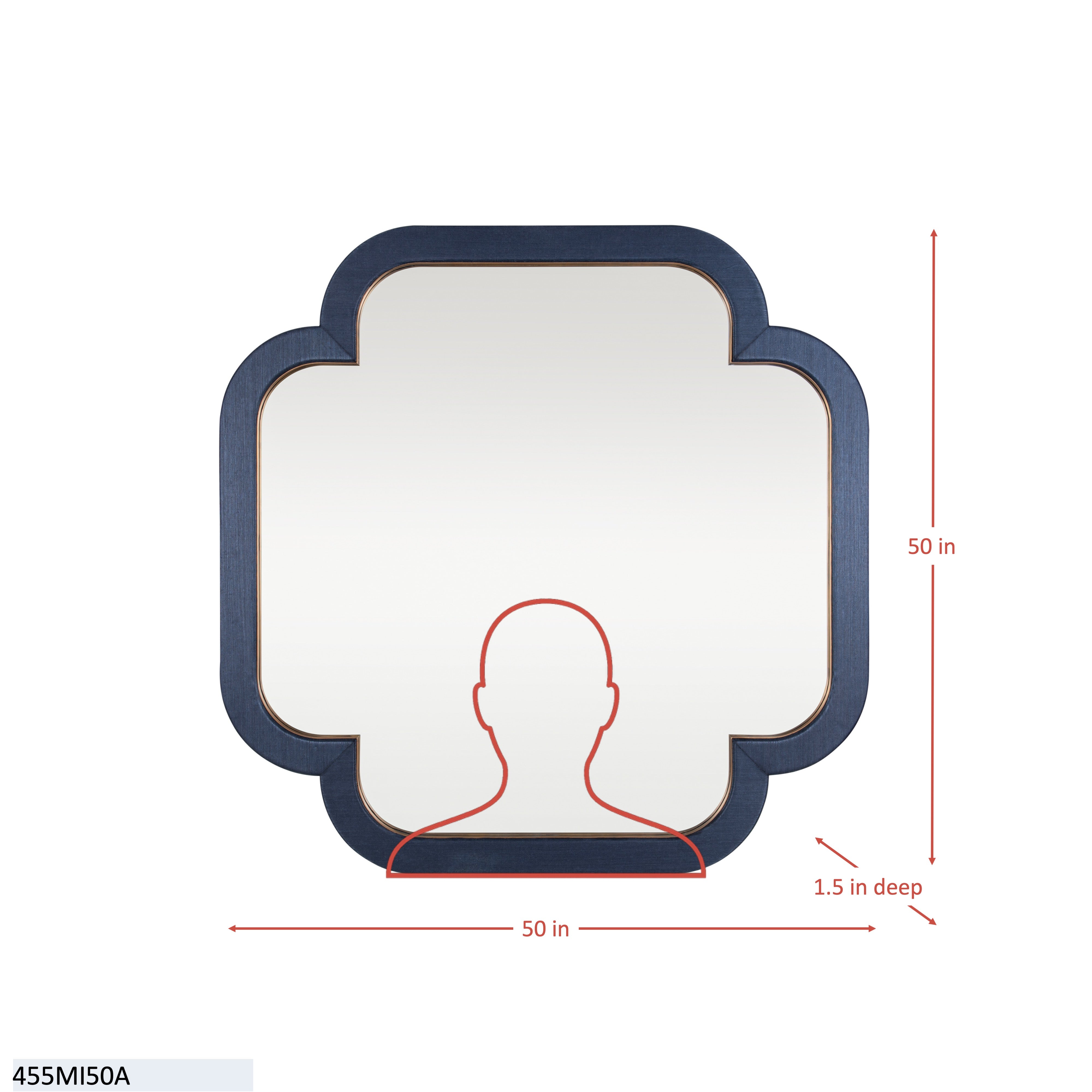 Swiss 50x50 Wall Mirror