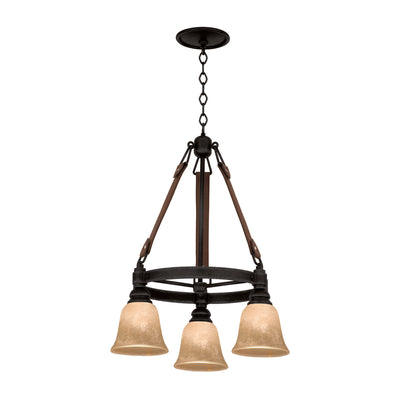 26.5'' Rodeo Drive 3 Light Black Chandelier