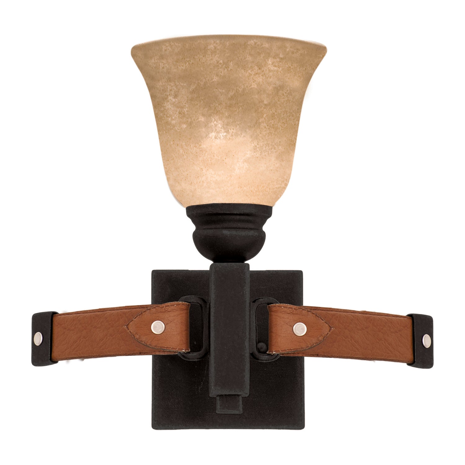 13'' Rodeo Drive 1 Light Black Vanity Light