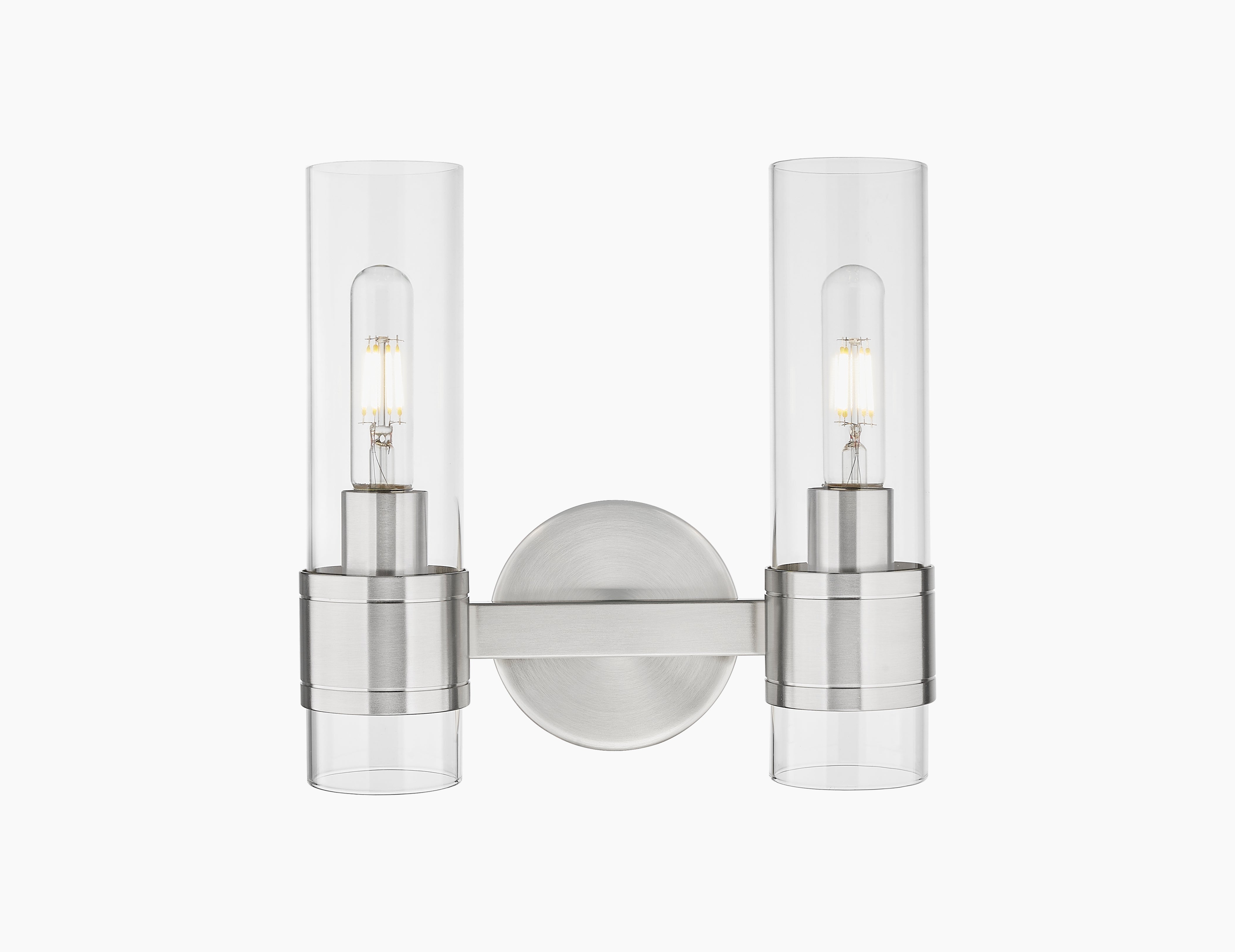 Downtown Urban Sconce Cast Brass Glass