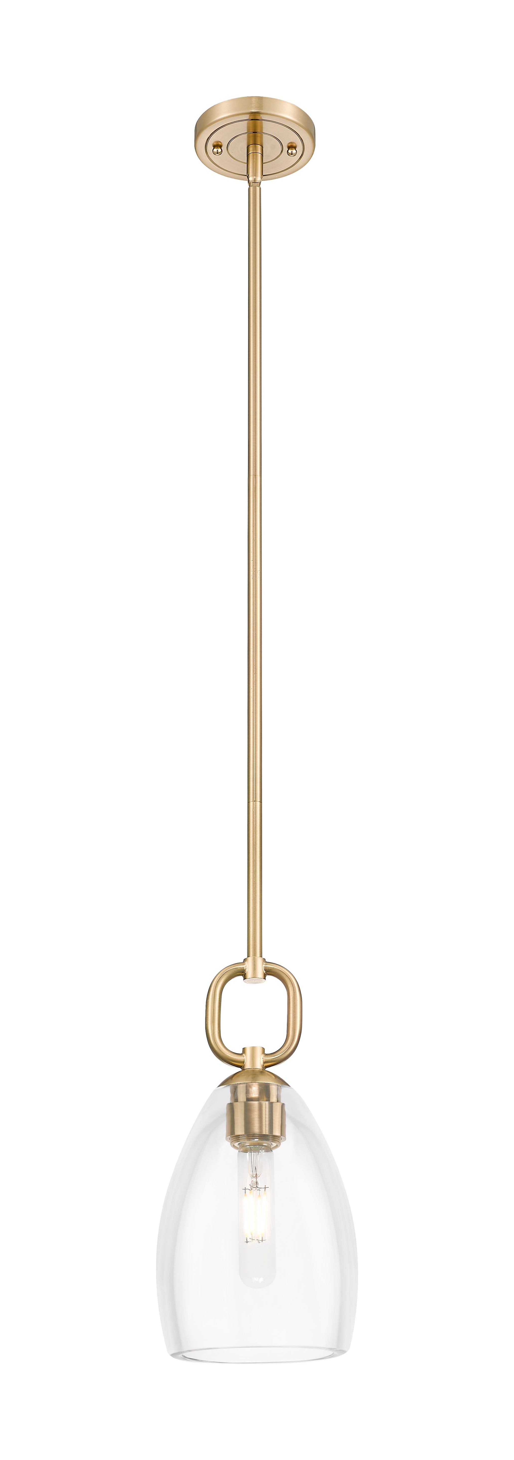 Downtown Urban Mini Pendant Brass Finish