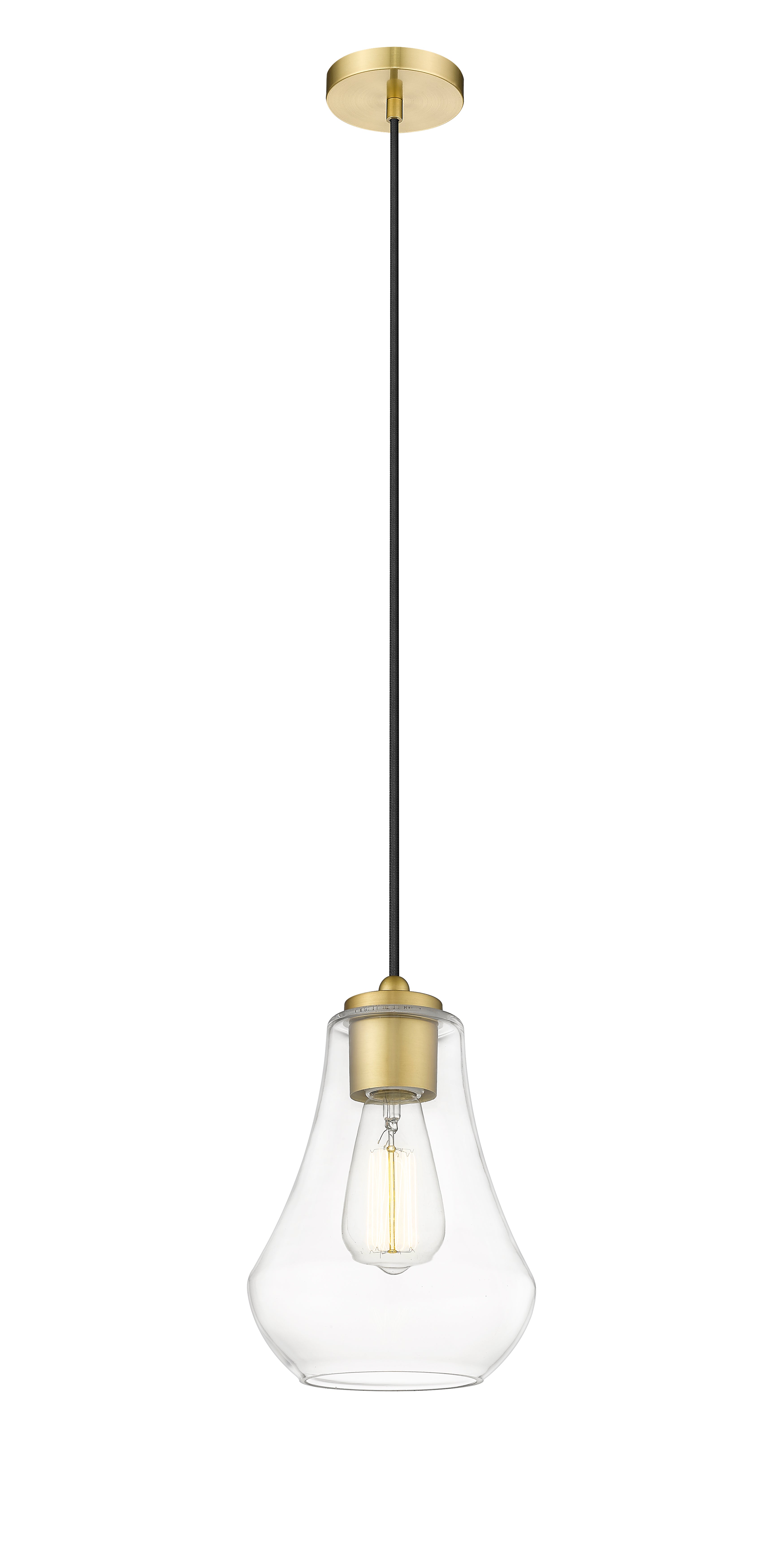 Auralume Mini Pendant Brushed Brass Finish